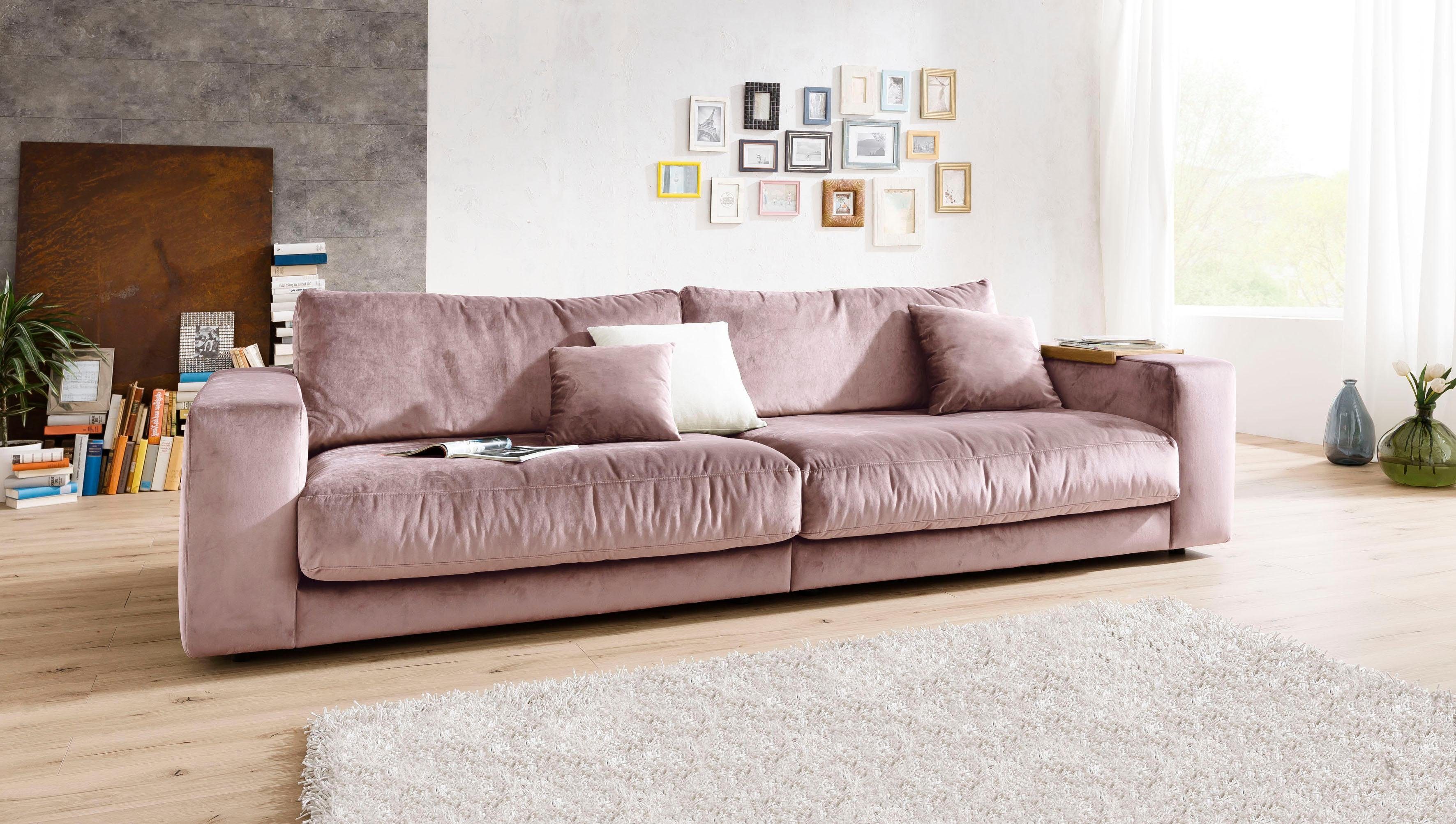 3C Candy Big-Sofa Enisa II, bestehend aus Modulen, daher auch individuell aufstellbar Rosenholz