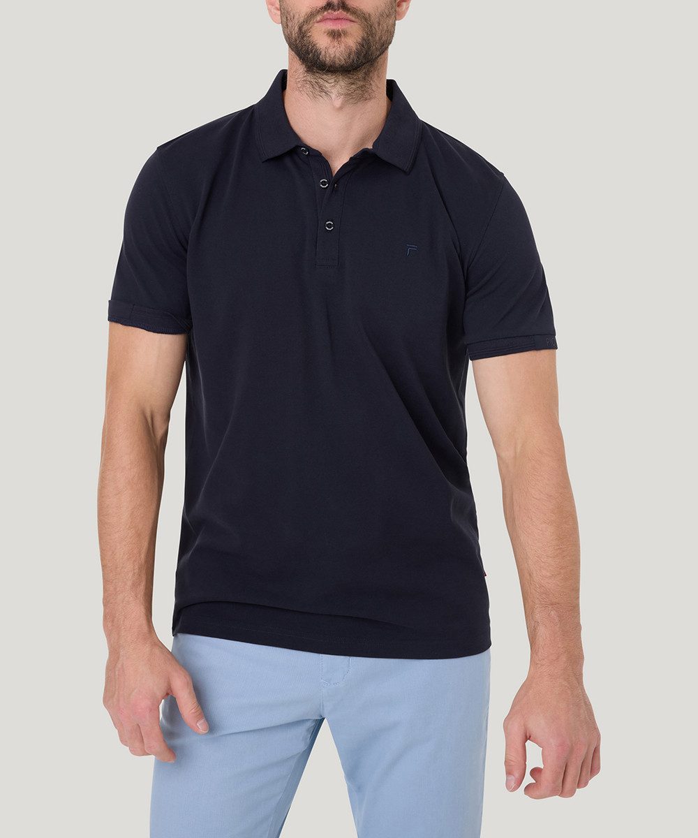 Pioneer Authentic Jeans Poloshirt mit Logostickerei