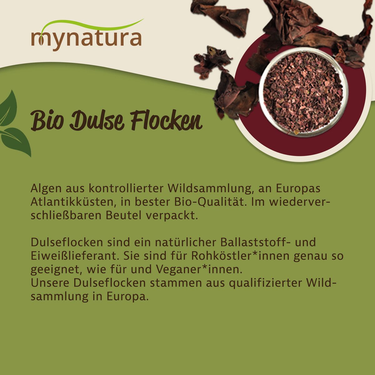 Mynatura Trockenfrüchte Mynatura Bio Dulseflocken