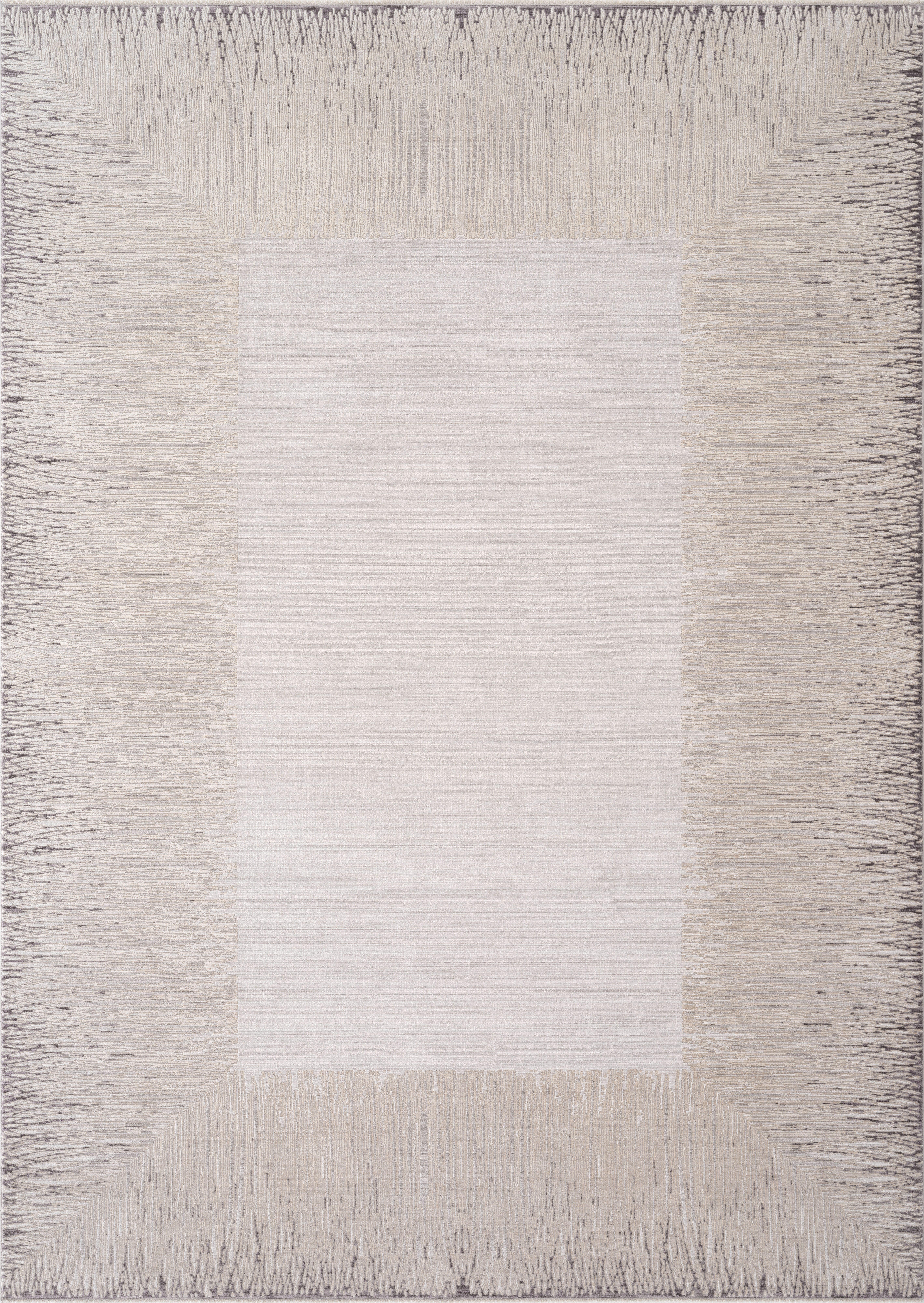 Calvin Klein home Teppich Passages, mit Fransen, Designerteppich, rechteckig, Höhe: 5 mm, Rahmen, meliert, Wohnzimmer, Schlafzimmer, Esszimmer