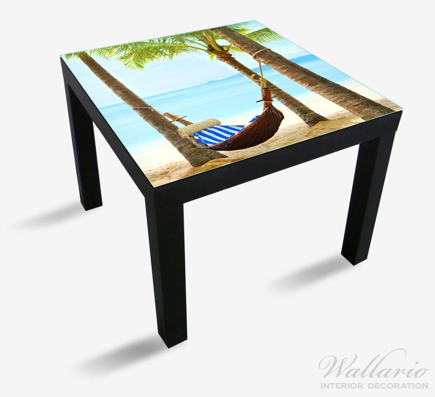 (1 Ikea für Tischplatte geeignet Karibik Tisch in Wallario Lack der Hängematte St),