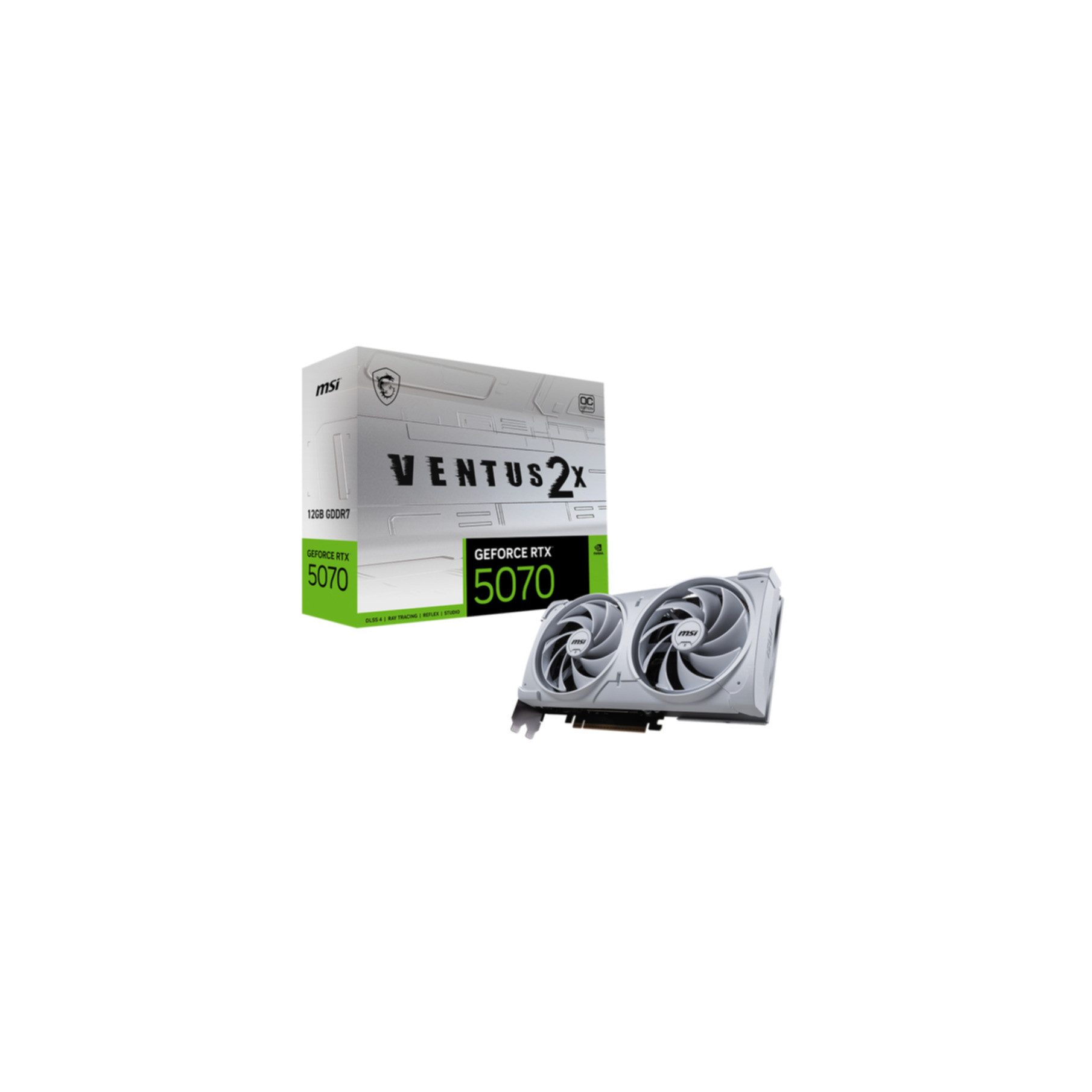 MSI GeForce RTX5070 VENTUS 2X OC White Grafikkarte