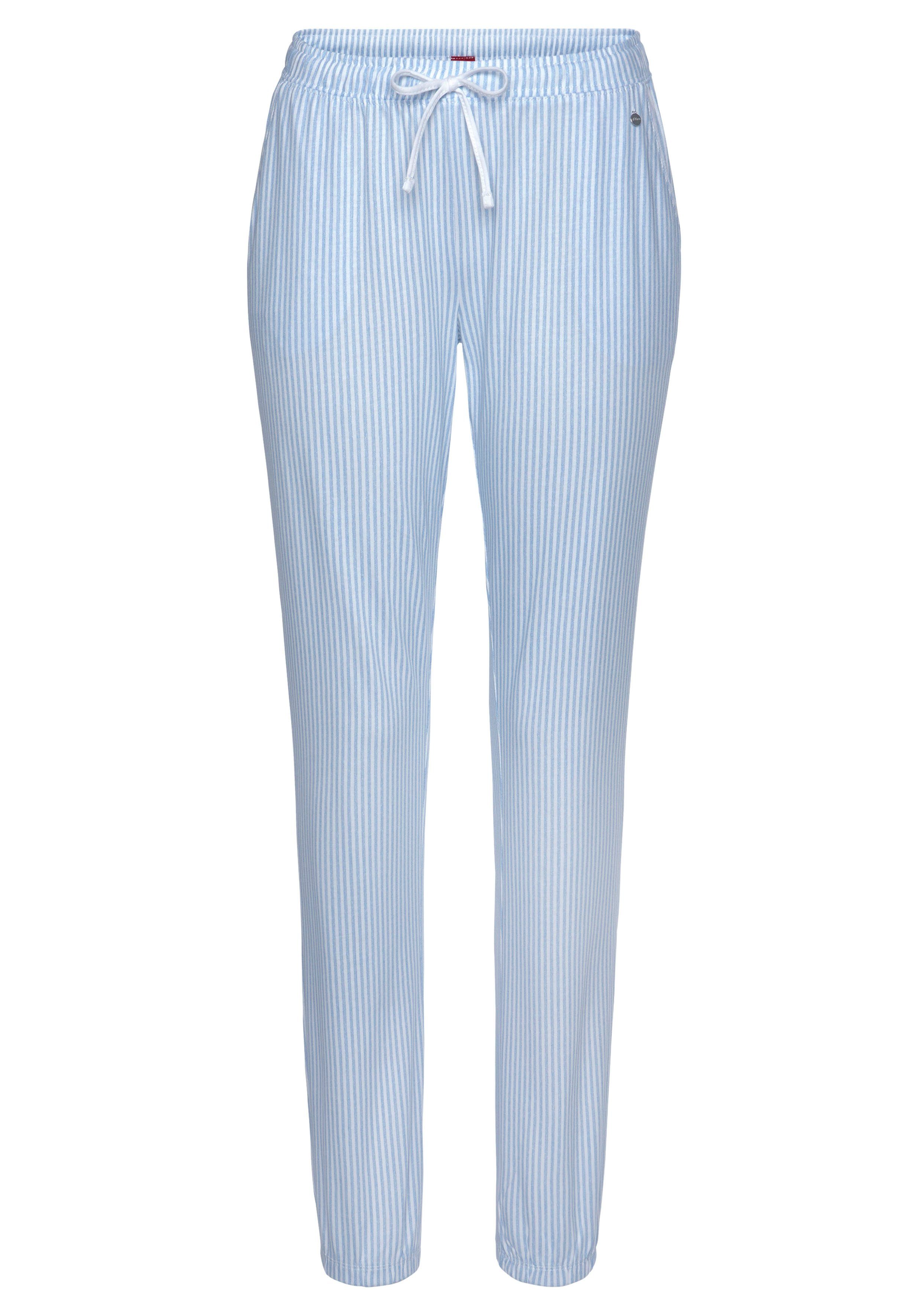 s.Oliver Pyjamahose (1-tlg) Innenbeinlänge ca. 78cm bei Größe 36/38 günstig online kaufen