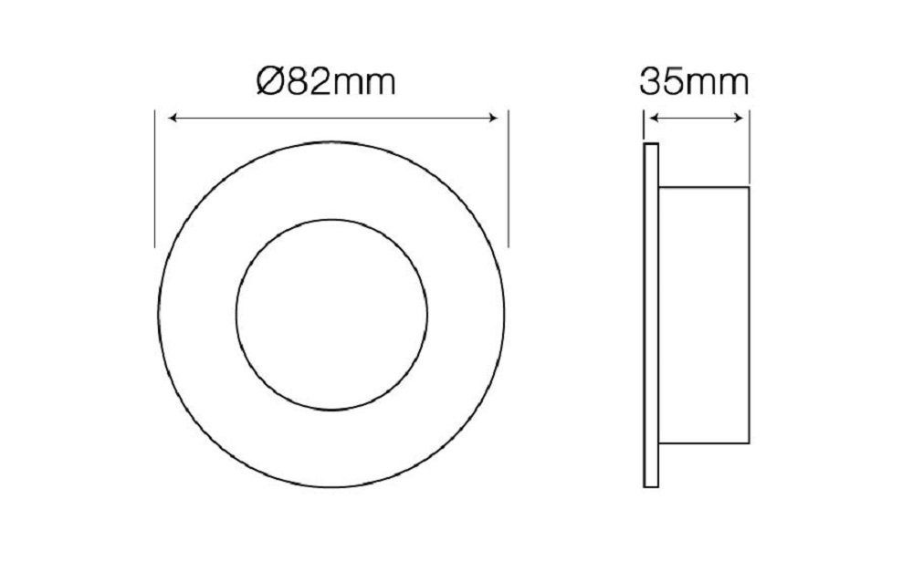 LED-Line LED Einbaustrahler GU10 Einbaurahmen Rund günstig online kaufen