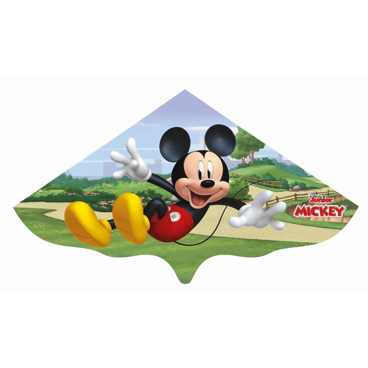 Günther Flug-Drache Disney Mickey Mouse Flugdrachen Kinderdrachen mit Wickelgriff, (1-tlg)