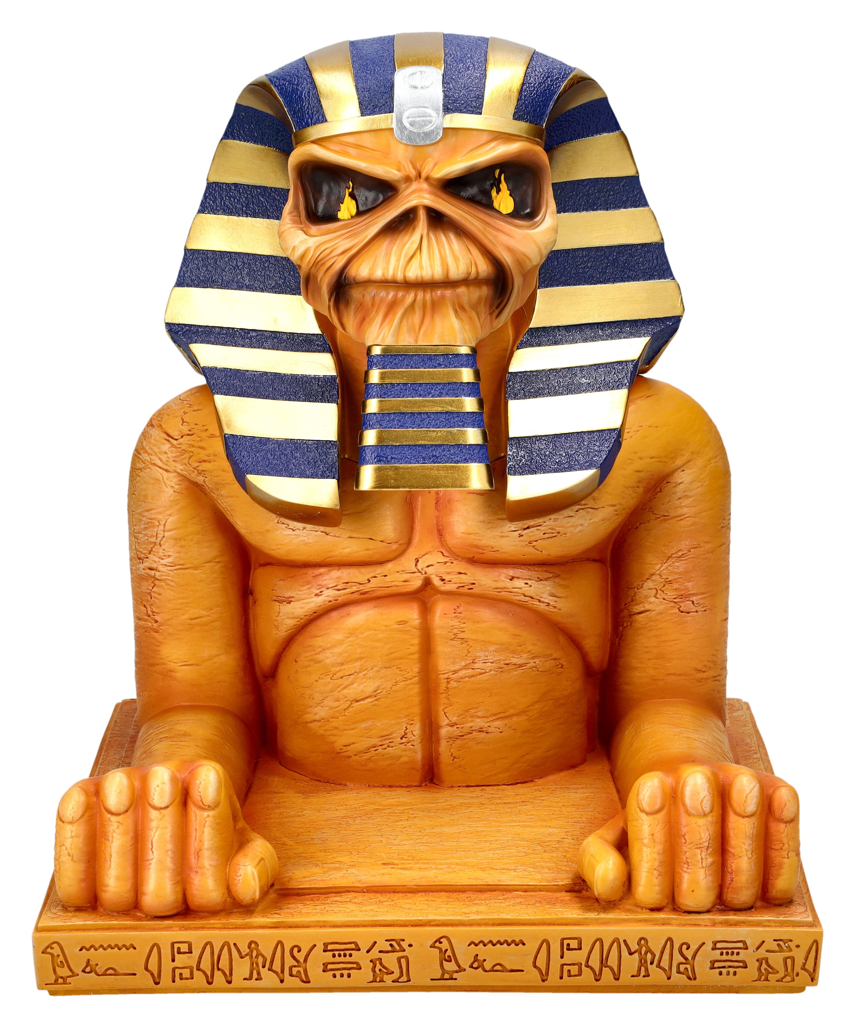 Figuren Shop GmbH Dekofigur Iron Maiden Figur - Powerslave Büste - Merchandise Dekofigur Deko