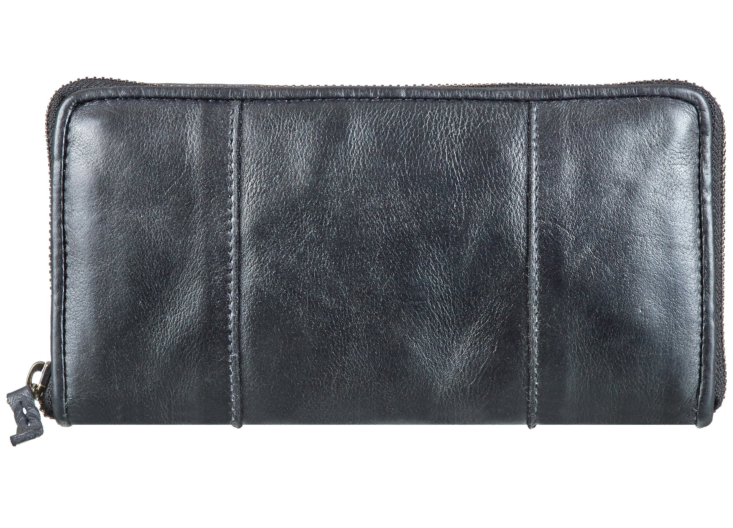 Bull & Hunt Geldbörse zip wallet black