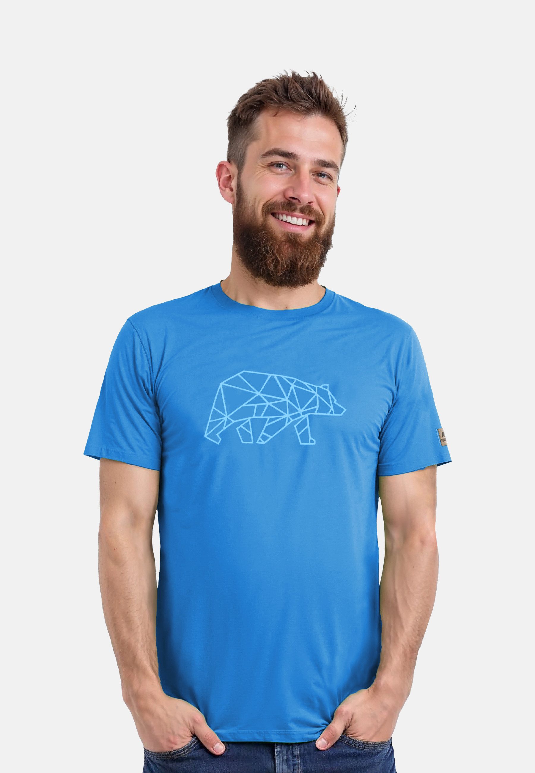 FORSBERG T-Shirt Finnson T-Shirt mit Brustlogo