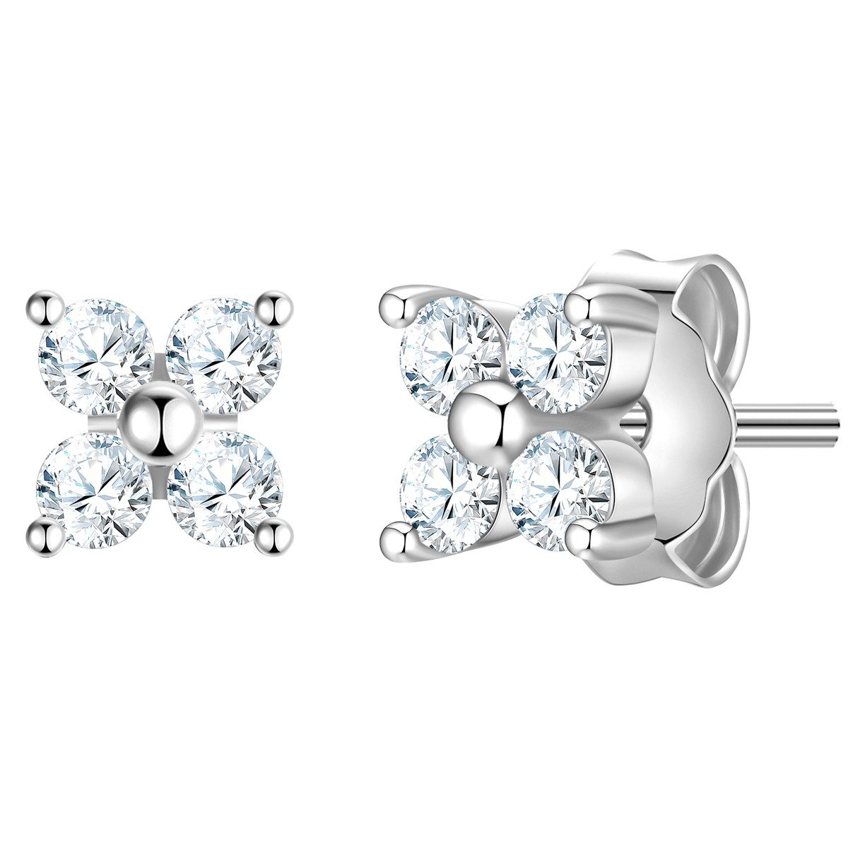 Glanzstücke München Paar Ohrstecker Set: GSM1944 (2-tlg), aus Sterling Silber