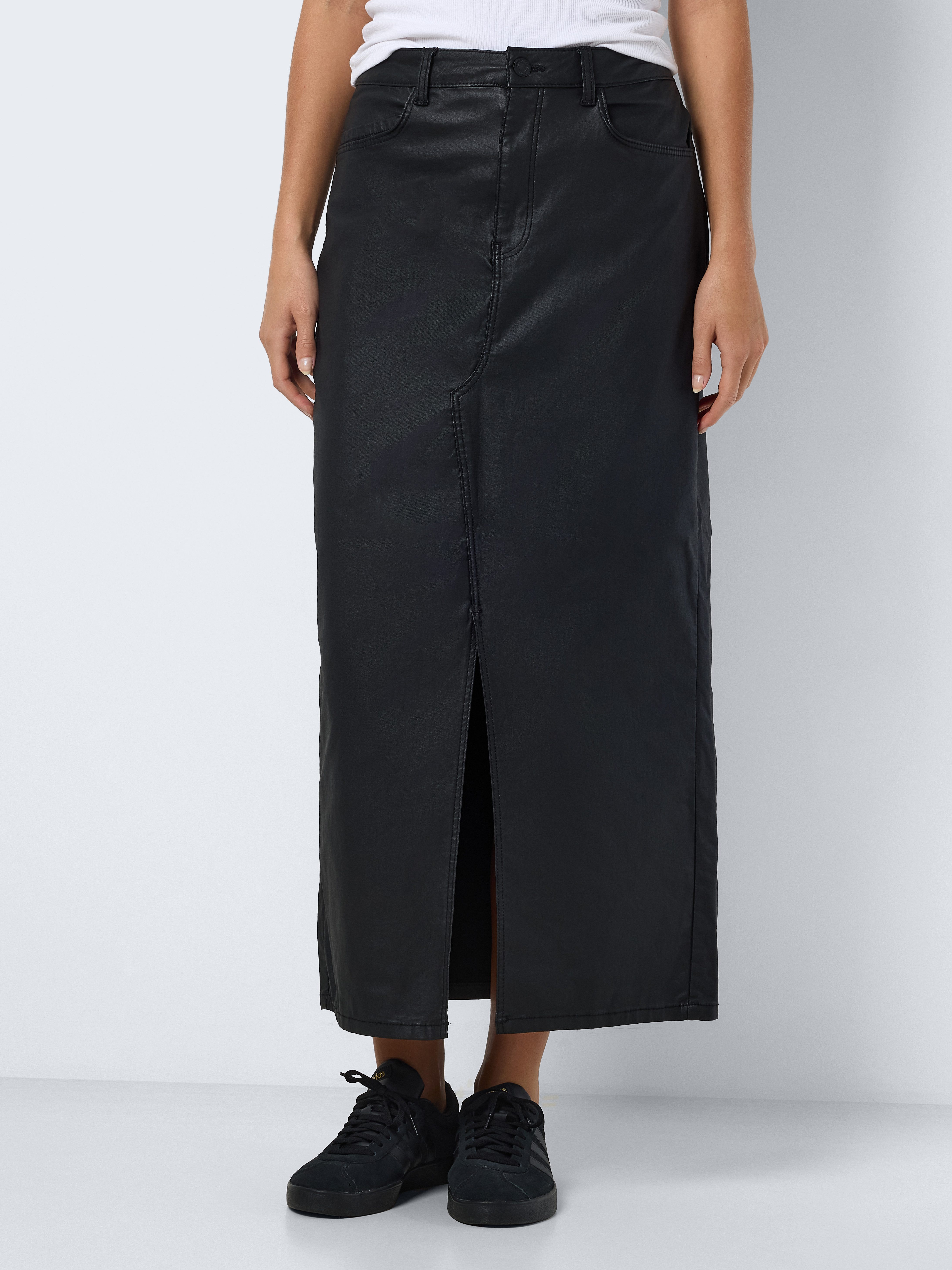 Noisy may Lederimitatrock NMKATH NW SLIT günstig online kaufen
