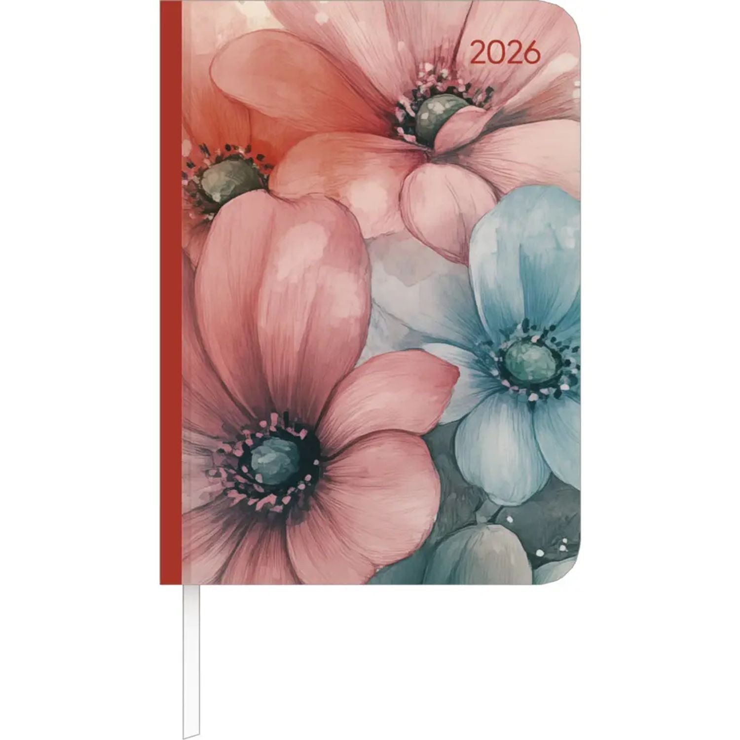 Alpha Edition Taschenkalender Alpha Edition - Lady Journal Flowers 2026 - Taschenkalender A6...