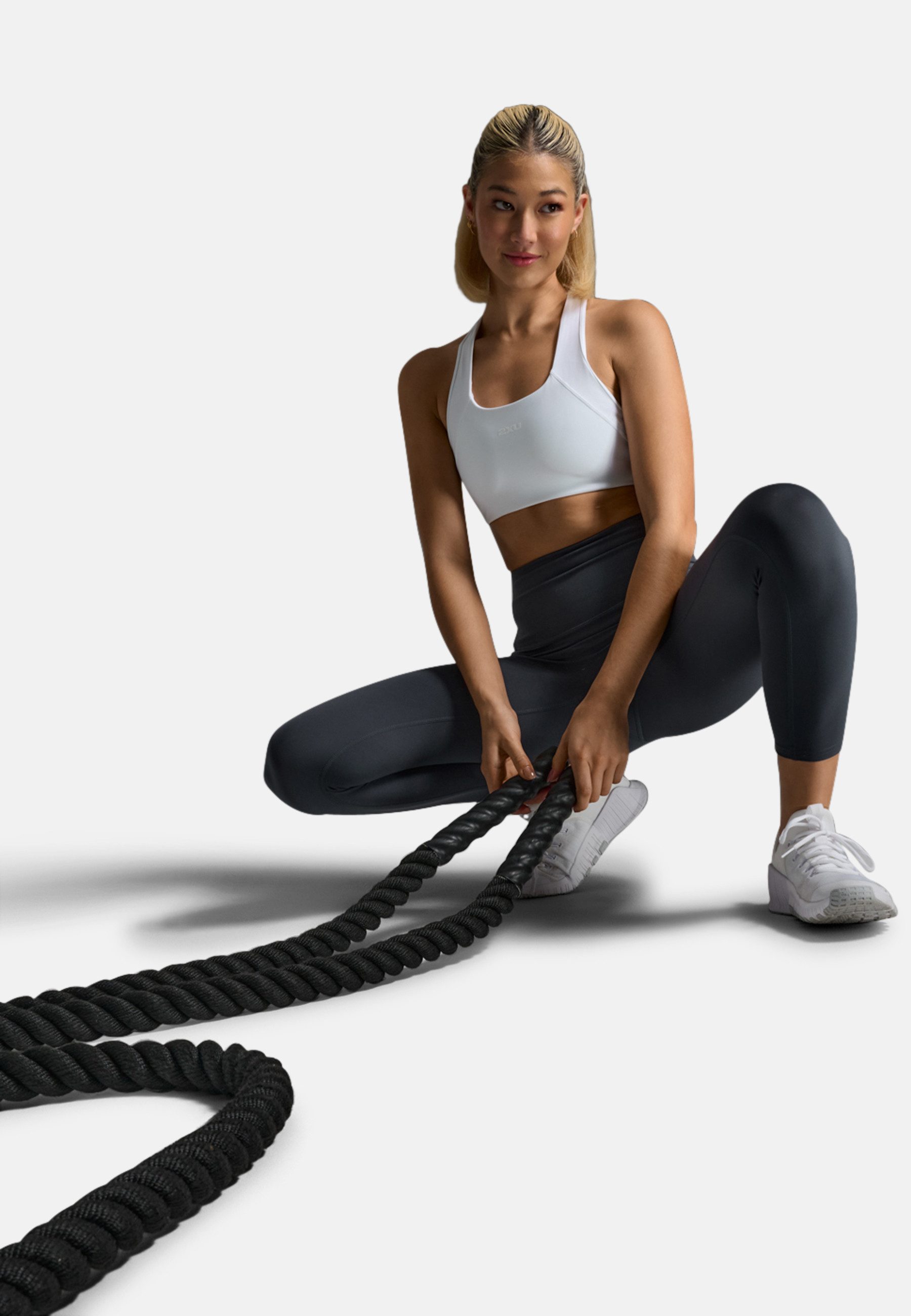 2xU Lauftights Form Stash Hi-Rise Compression 7/8 (1-tlg)
