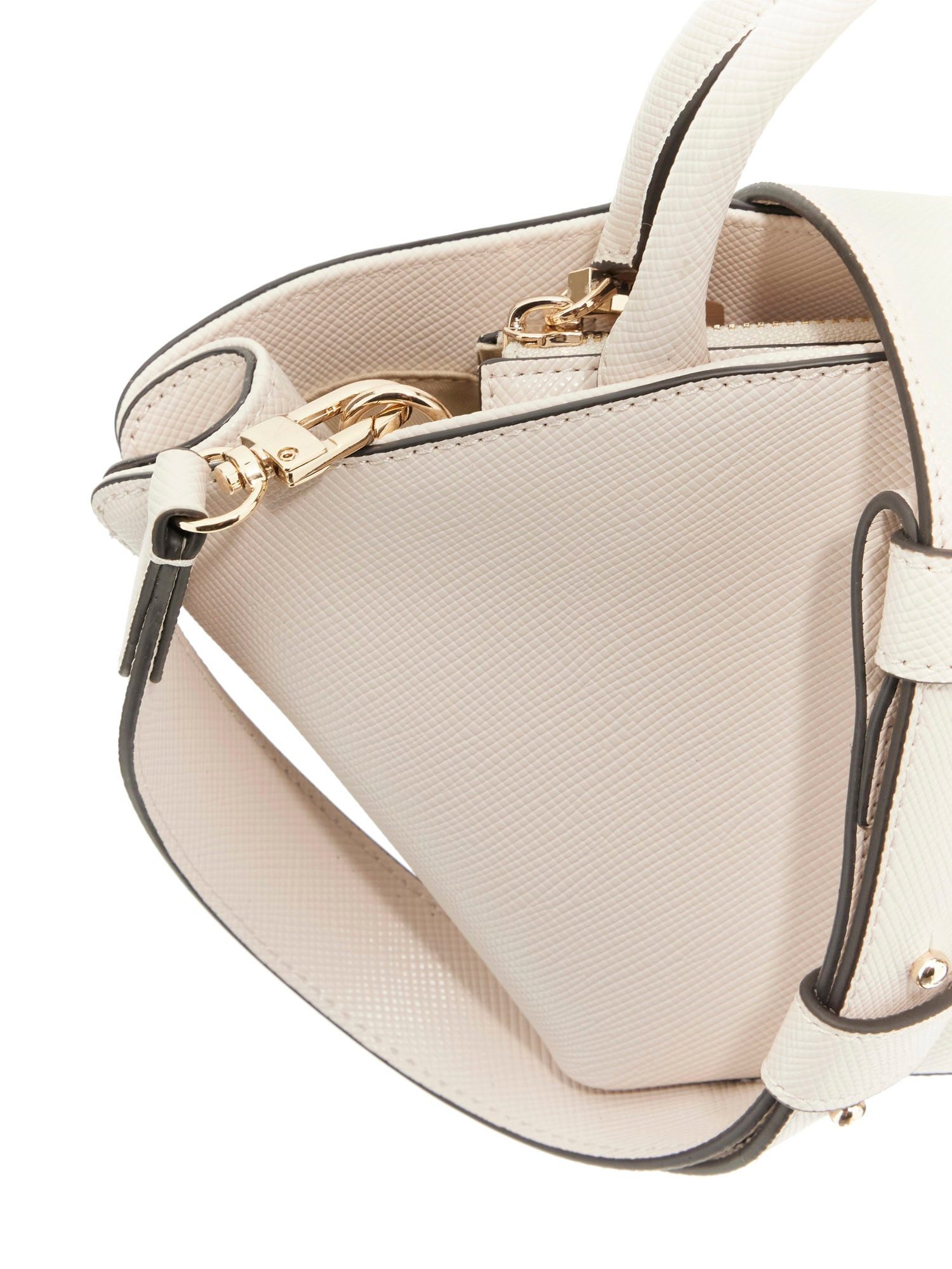 Guess Umhängetasche HWZG9207760 BOLENA MINI SATCHEL Woman Schultertasche (Stück, 1), Logoschriftzug