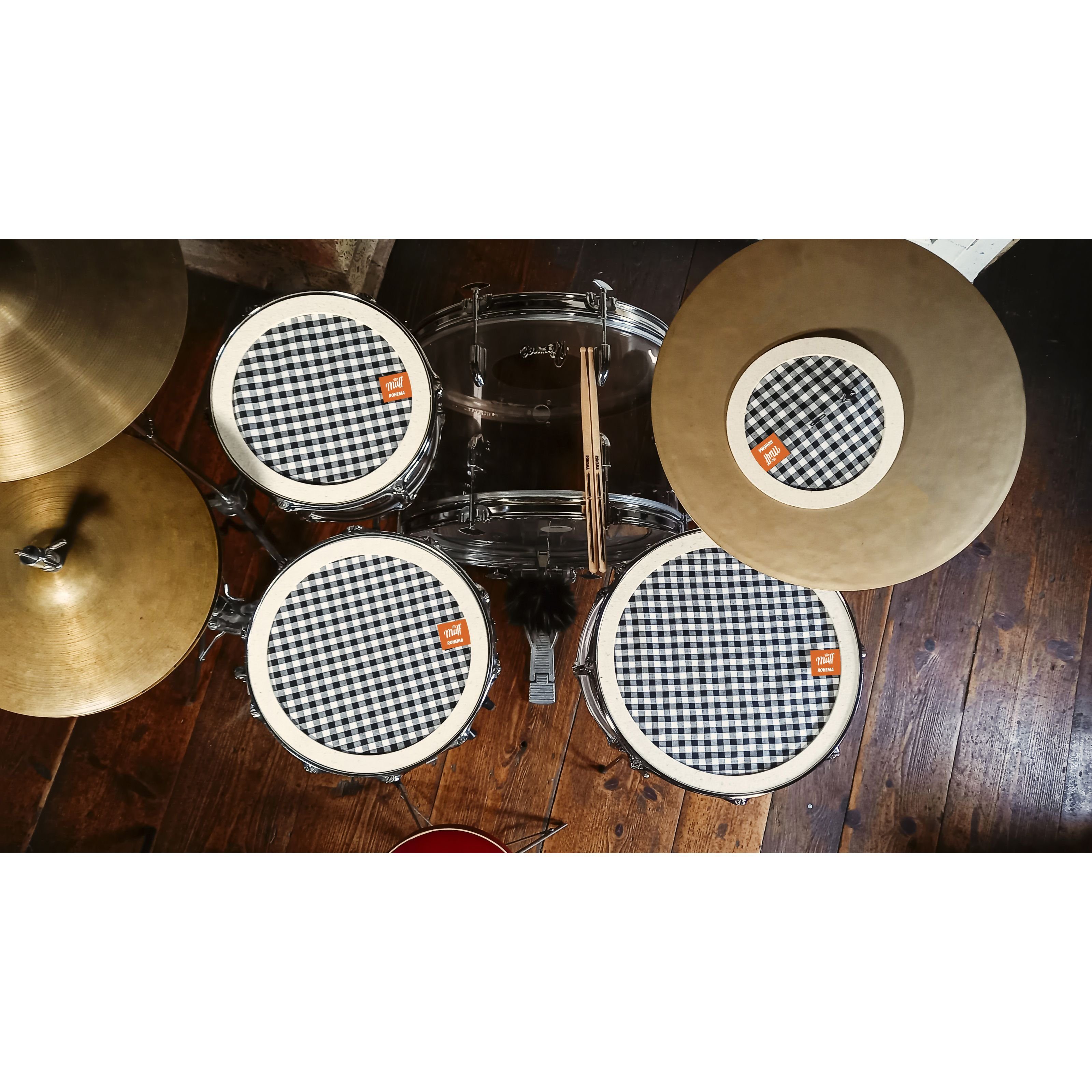 Rohema Bass Drum, Zubehör für Drums, Fell-Zubehör, Mr. Muff Muffin 10" - Zubehör für Drumfelle
