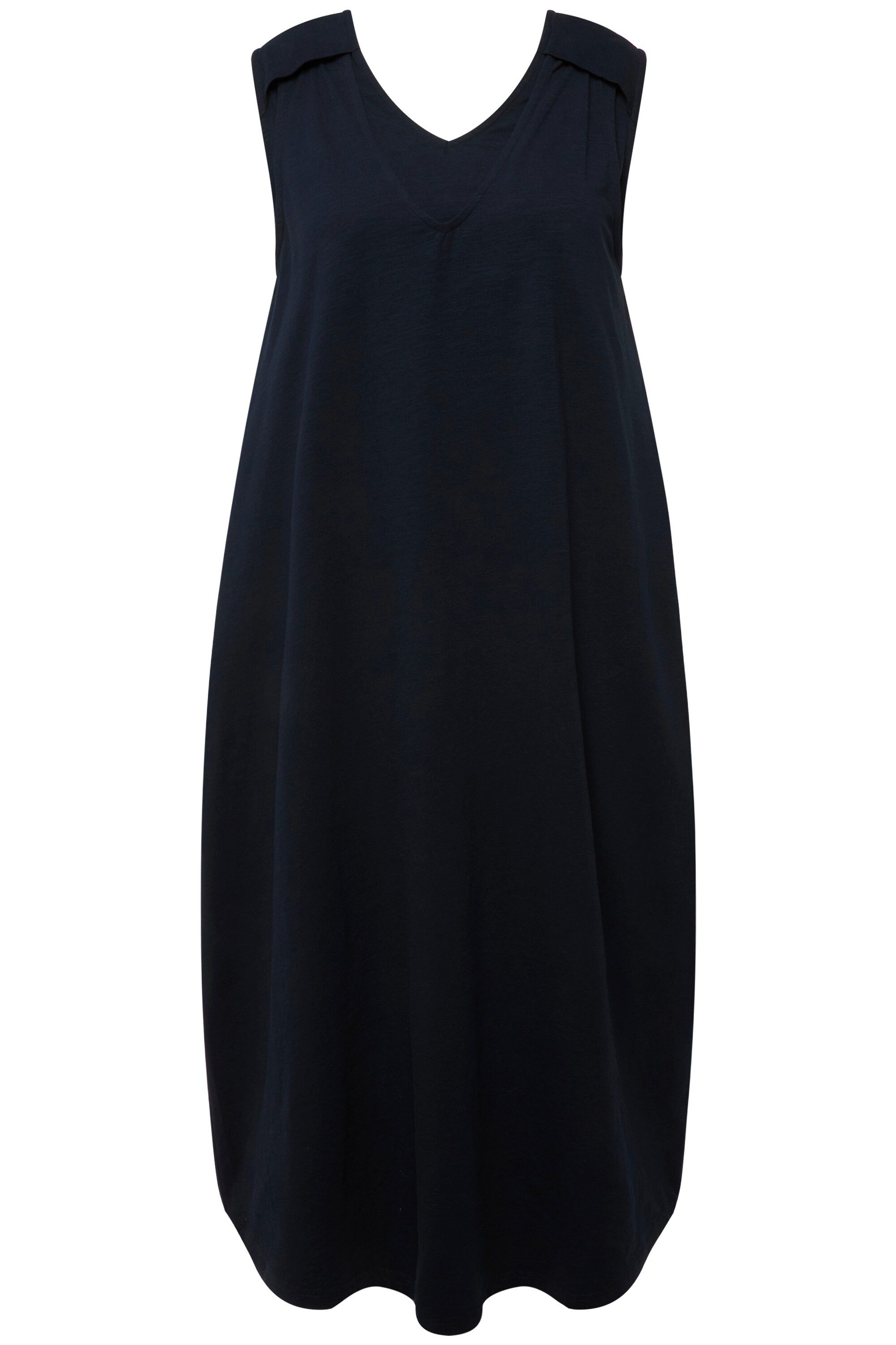 Ulla Popken Jerseykleid Kleid Stillfunktion Jersey Wickeloptik ärmellos Schwangerschaft