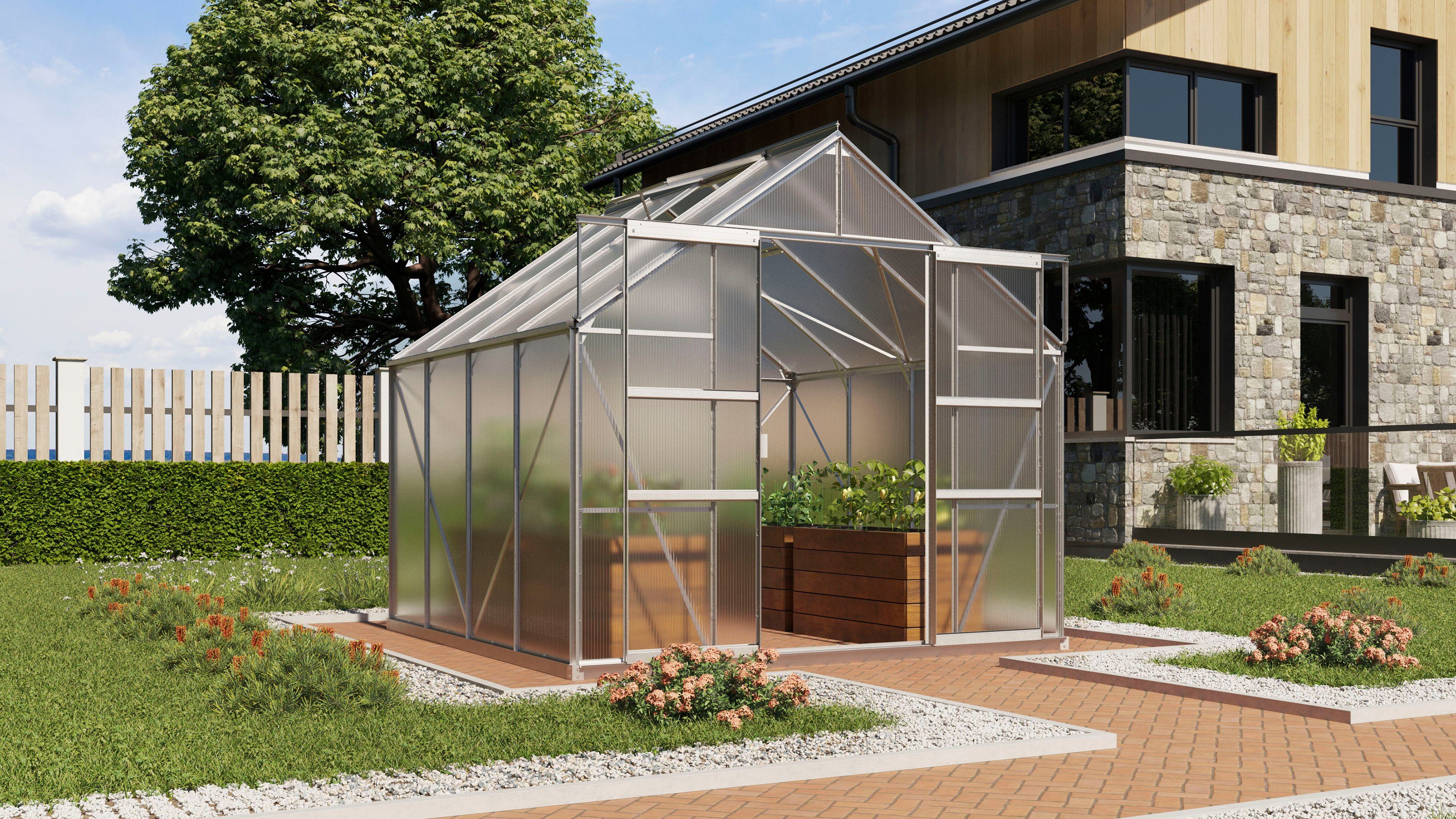 Vitavia Gewächshaus Mars 6700, BxTxH: 2...