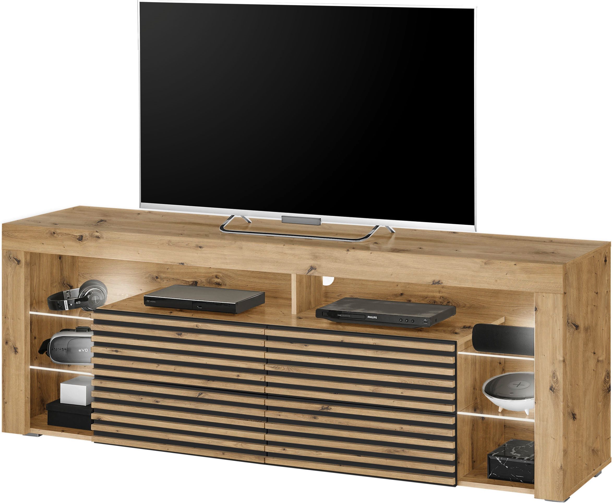 Stolkom Sp.z.o.o. TV-Schrank Goal TV Lowboard, B/H/T 179x67x 44 cm (1-St) %RESET$