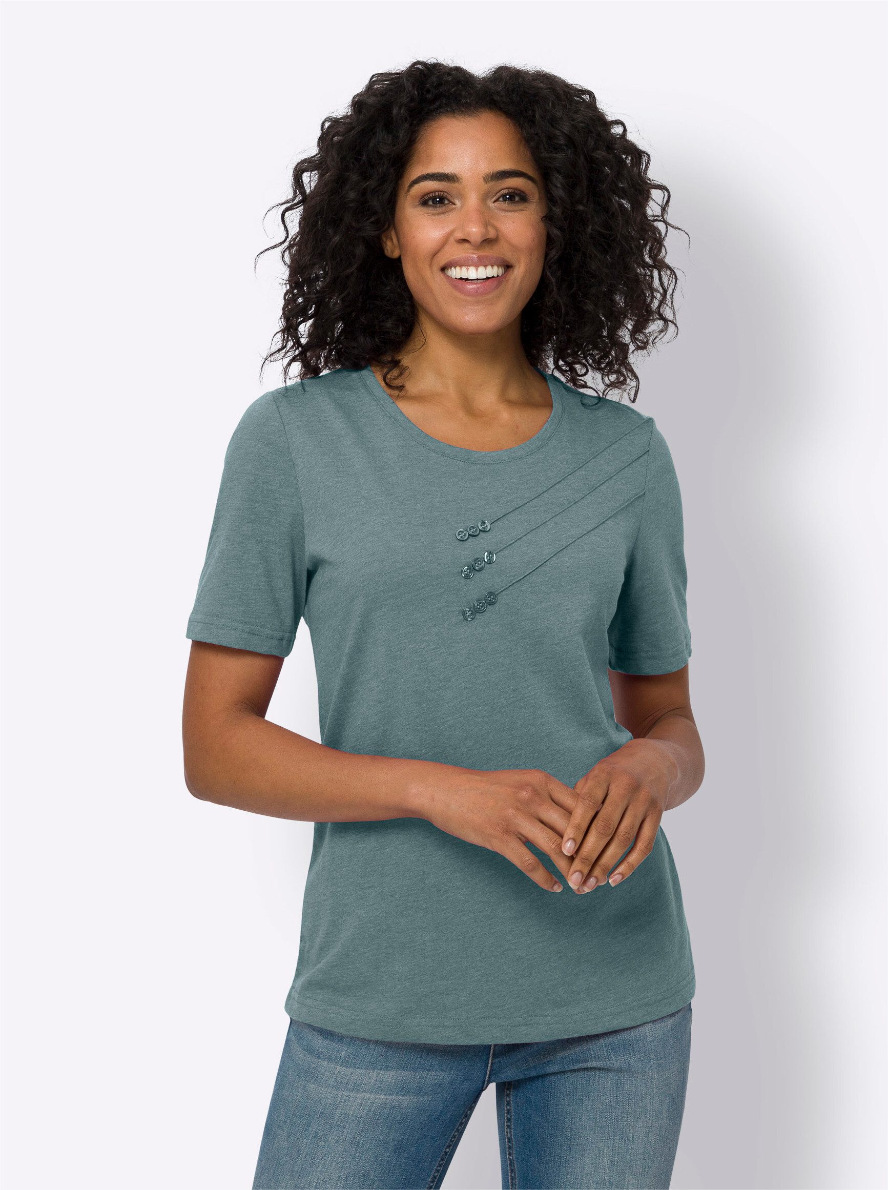 Sieh an! T-Shirt Kurzarm-Shirt Kurzarm günstig online kaufen