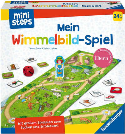 Ravensburger Spiel, ministeps® Mein Wimmelbild-Spiel, Made in Europe, FSC® - schützt Wald - weltweit