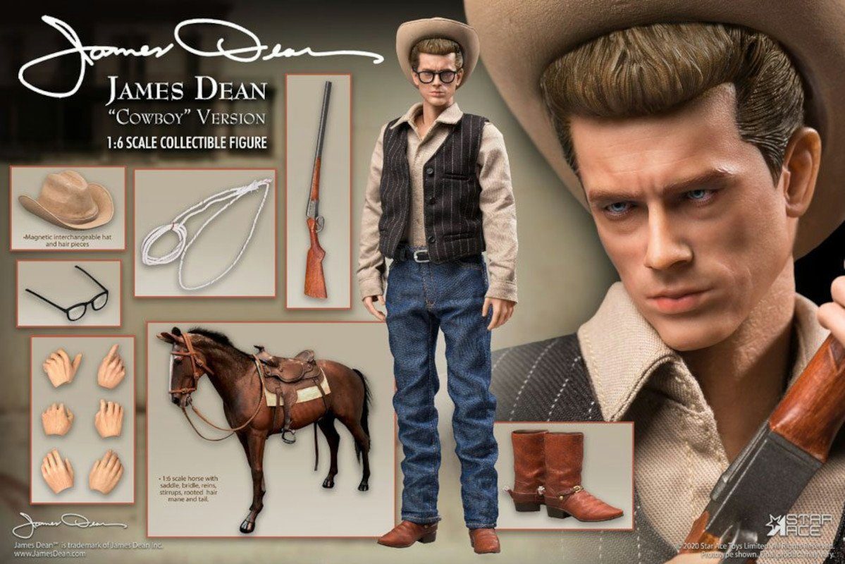 Star Ace Toys Actionfigur James Dean 1/6 James Dean Cowboy Version Actionfigur Deluxe Version