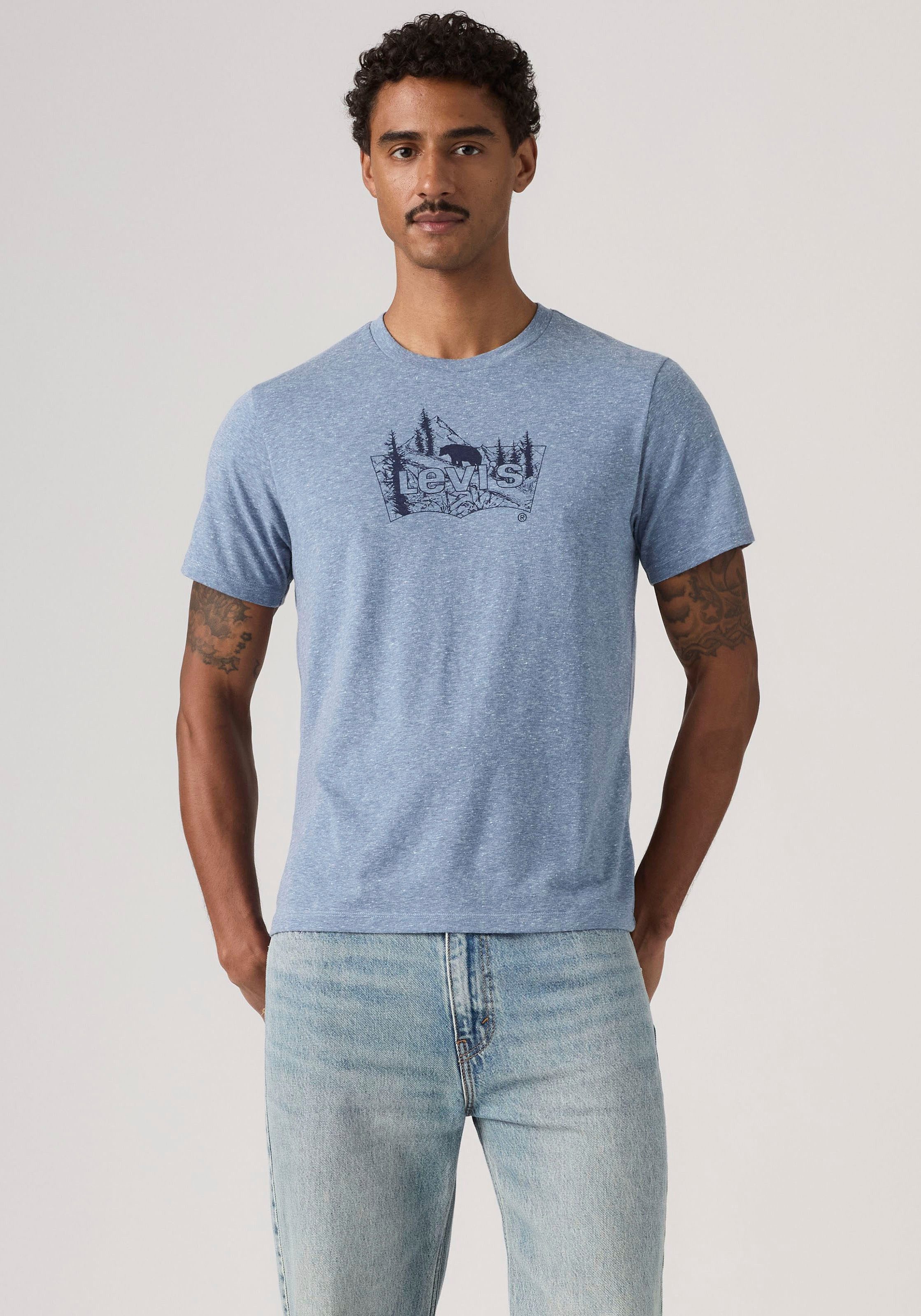 Levi's® T-Shirt Batwing Logo Tee mit Logo-Front-Print