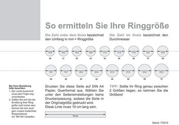 Firetti Fingerring Schmuck Geschenk Silber 925 Silberring "in Liebe", mit Zirkonia (synth)