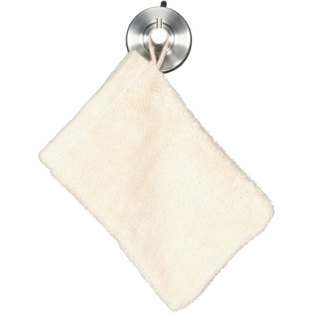 Cawö Badetücher Waschhandschuh Lifestyle Uni Beige (16x22 cm)