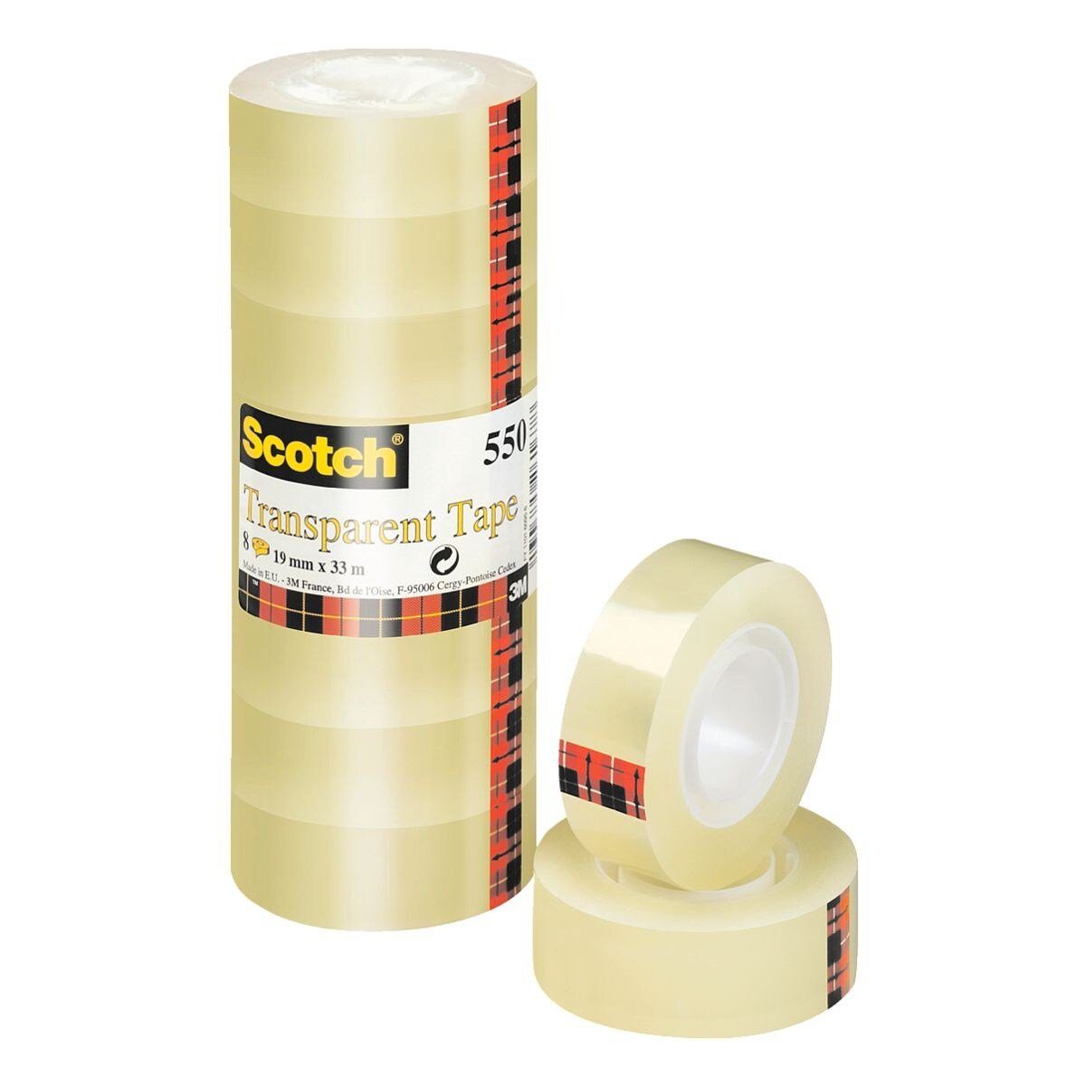 SCOTCH Klebeband 550 (8-St) 19 mm/33 m