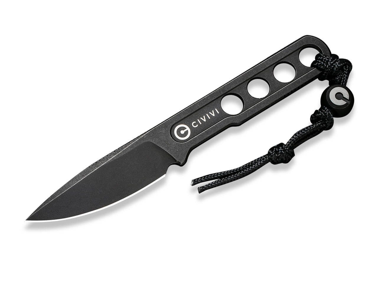 Böker Plus Universalmesser CIVIVI Circulus Black Feststehendes Messer mit Edelstahl Griff