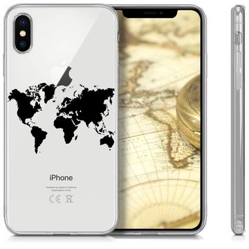 kwmobile Handyhülle Case für Apple iPhone XS, Hülle Silikon transparent - Silikonhülle