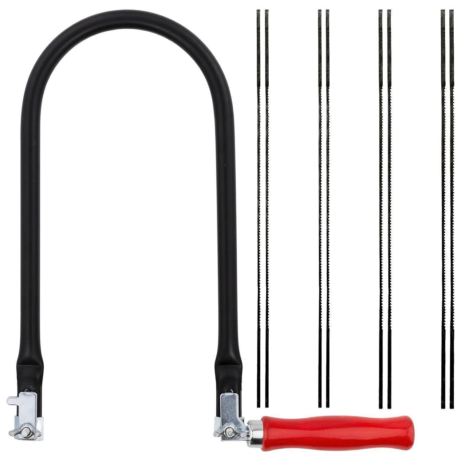 LuxusKollektion Handsäge Laubsäge Set mit 8 Sägeblättern Holz/Metall (1-St)