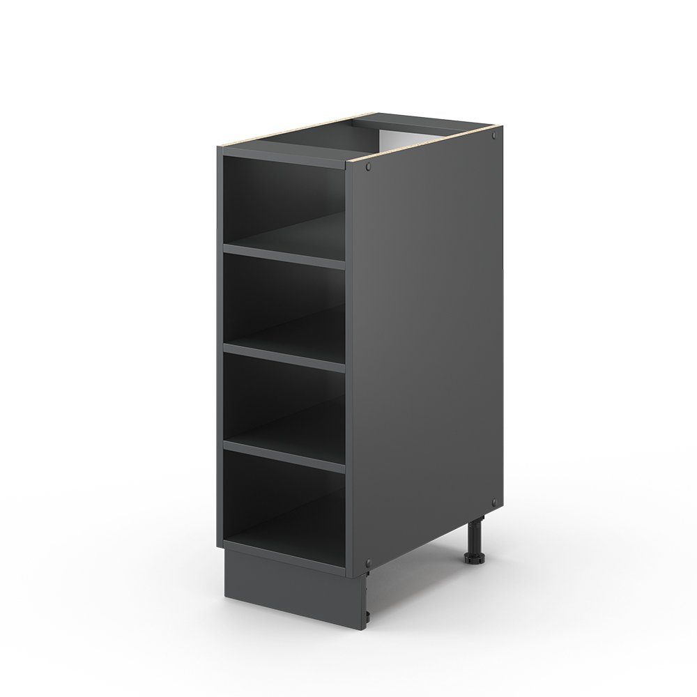 Vicco Unterschrank Fame-Line, Anthrazit/Anthrazit, 30 cm ohne Arbeitsplatte (1-St) – Bild 4 von 5