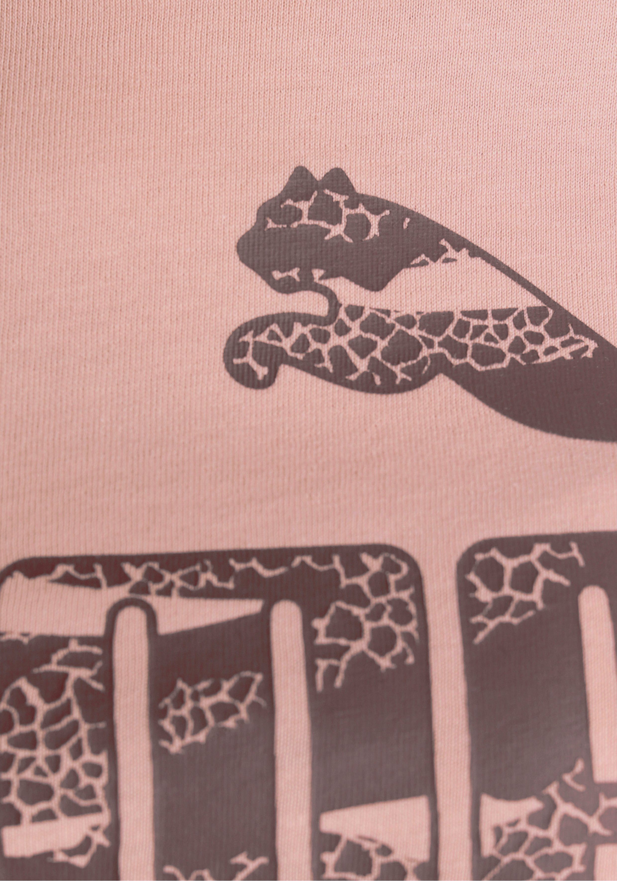 T-Shirt PUMA ESS+ Tee rosé Animal Logo