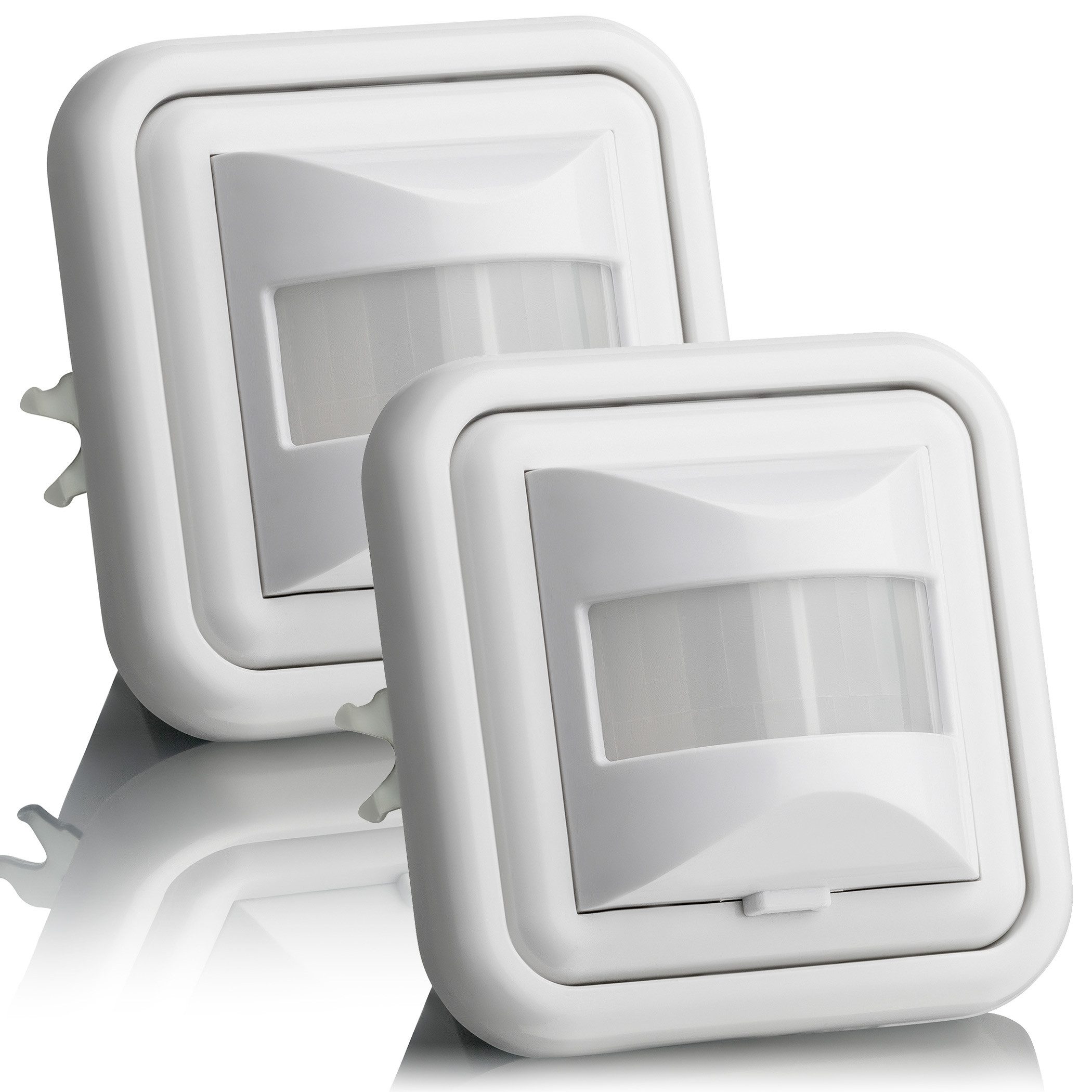 SEBSON Bewegungsmelder Bewegungsmelder Unterputz LED geeignet programmierbar - 2er Set, (2-St)