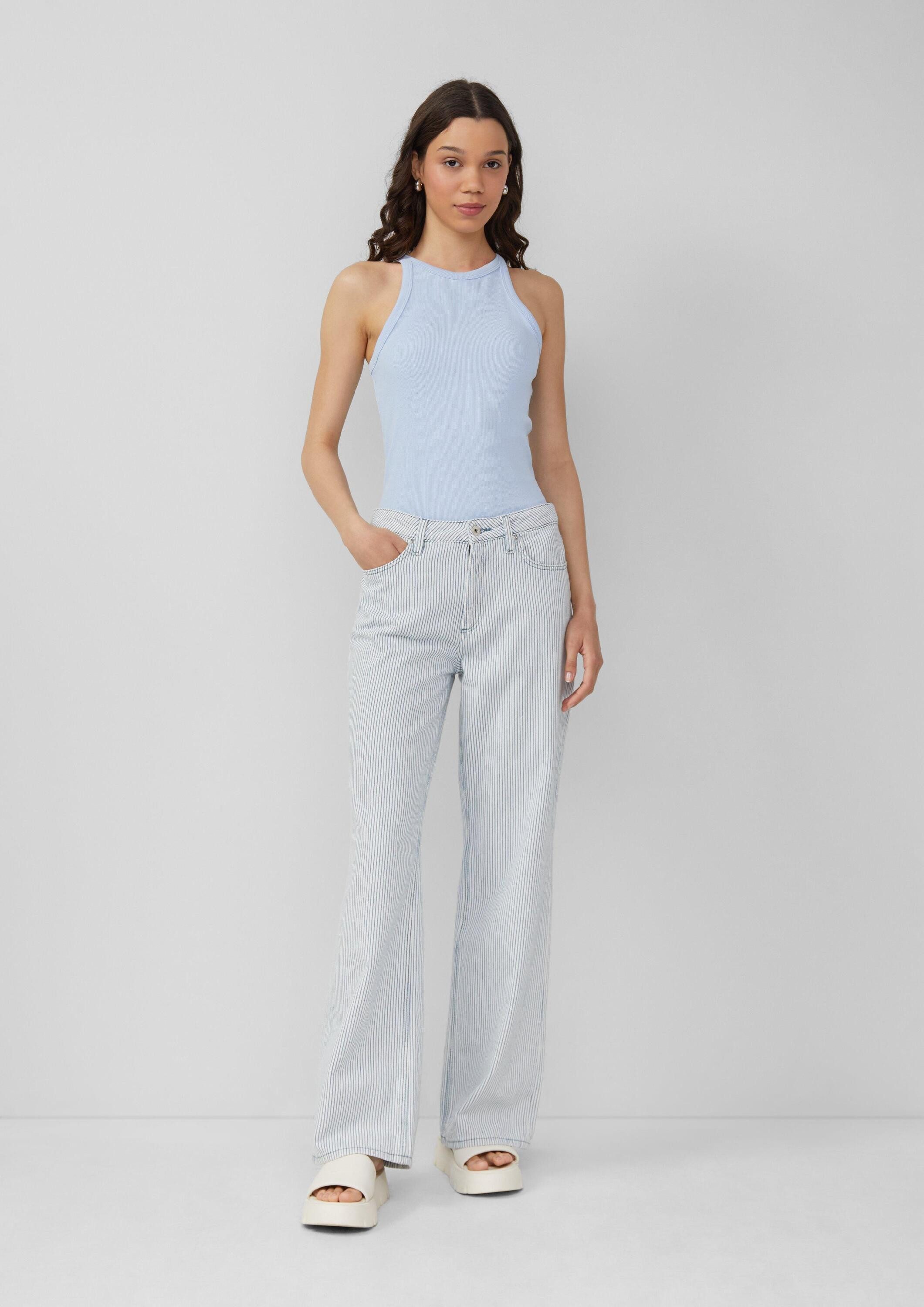 QS Weite Jeans Jeans-Hose CATIE Jeans Catie / Slim Fit / High Rise / Wide Leg