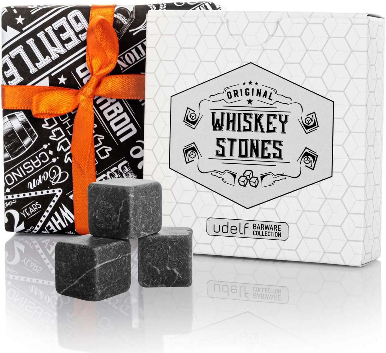 Hediyesepeti Cocktail-Set Whiskey Steine Set-12 Marmor Wiskey Eiswürfel Steine Für Alle Getränke, (12-tlg)