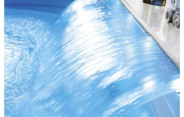 Duwilux Whirlpool-Badewanne XL Whirlpool Jackson 190x150 Badewanne Marmor (weiß / Bodeneinbau), (1-tlg), Farblichttherapie