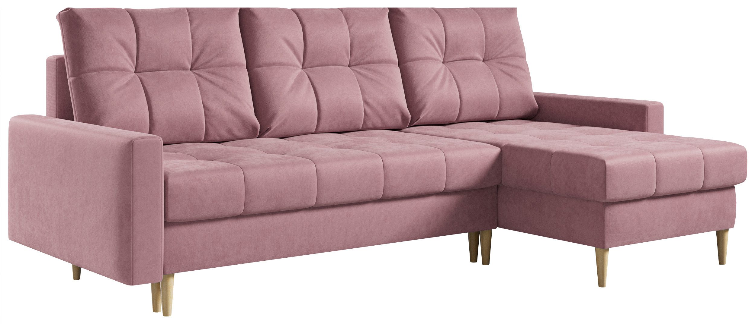 MKS MÖBEL Ecksofa ASTRA, Set, Gesteppte günstig online kaufen