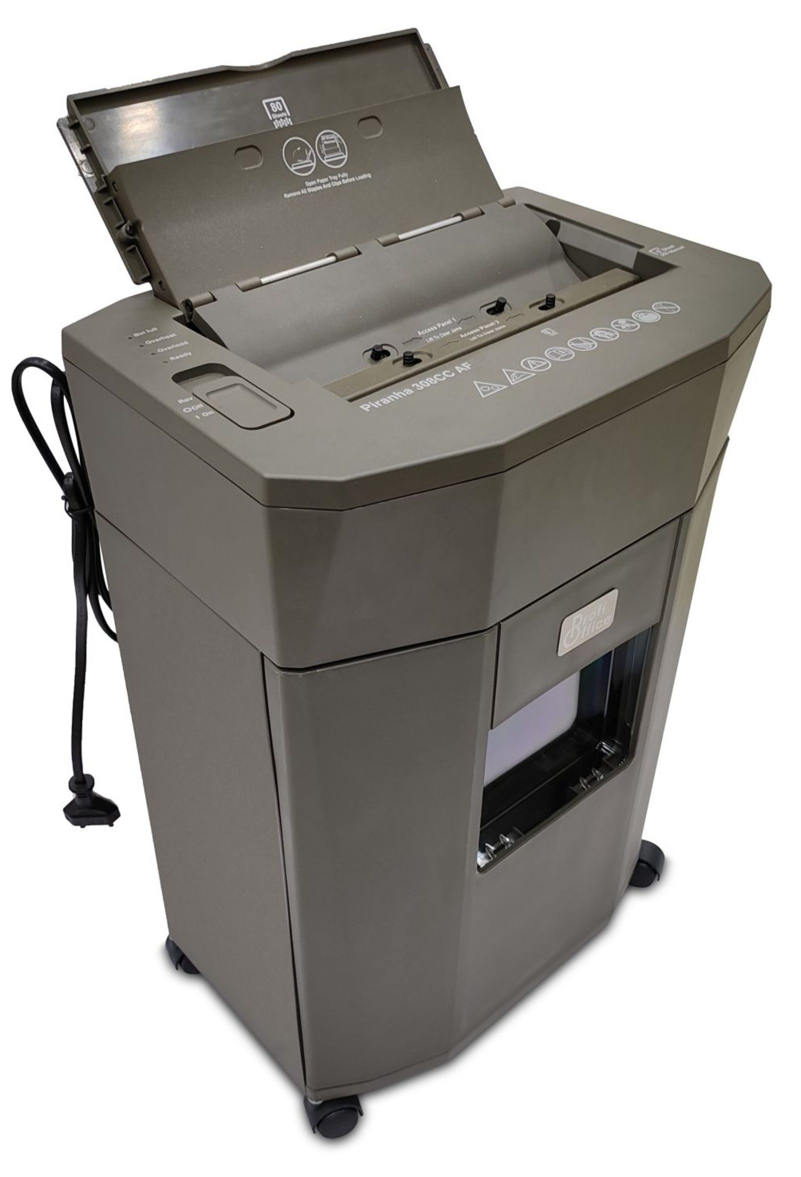 ProfiOffice Aktenvernichter ProfiOffice Aktenvernichter Autofeed Piranha 308 CC AF