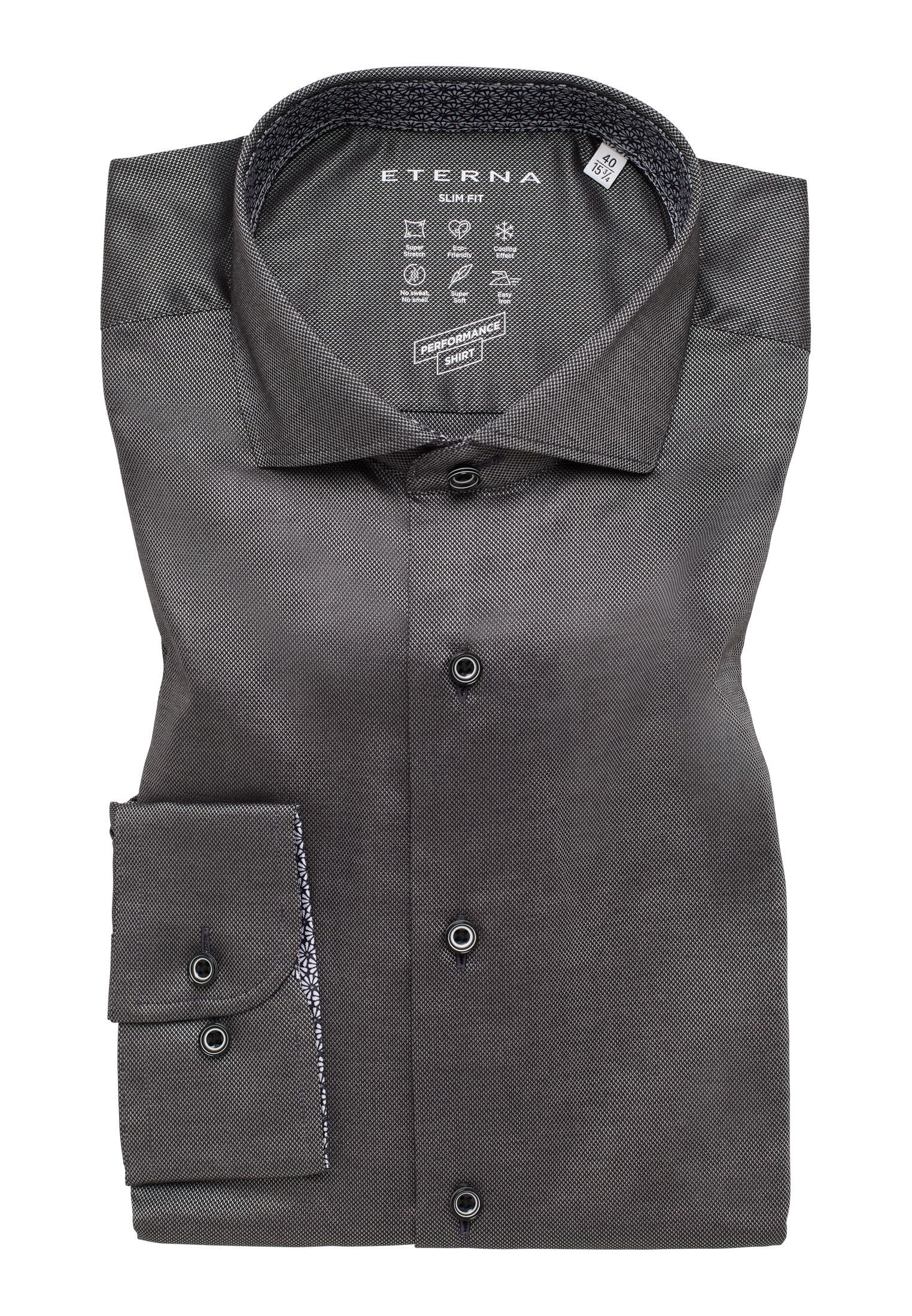 Eterna Langarmhemd SLIM FIT NON IRON günstig online kaufen