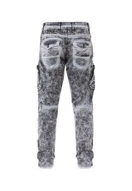 Cipo & Baxx Straight-Jeans mit trendigen Cargotaschen