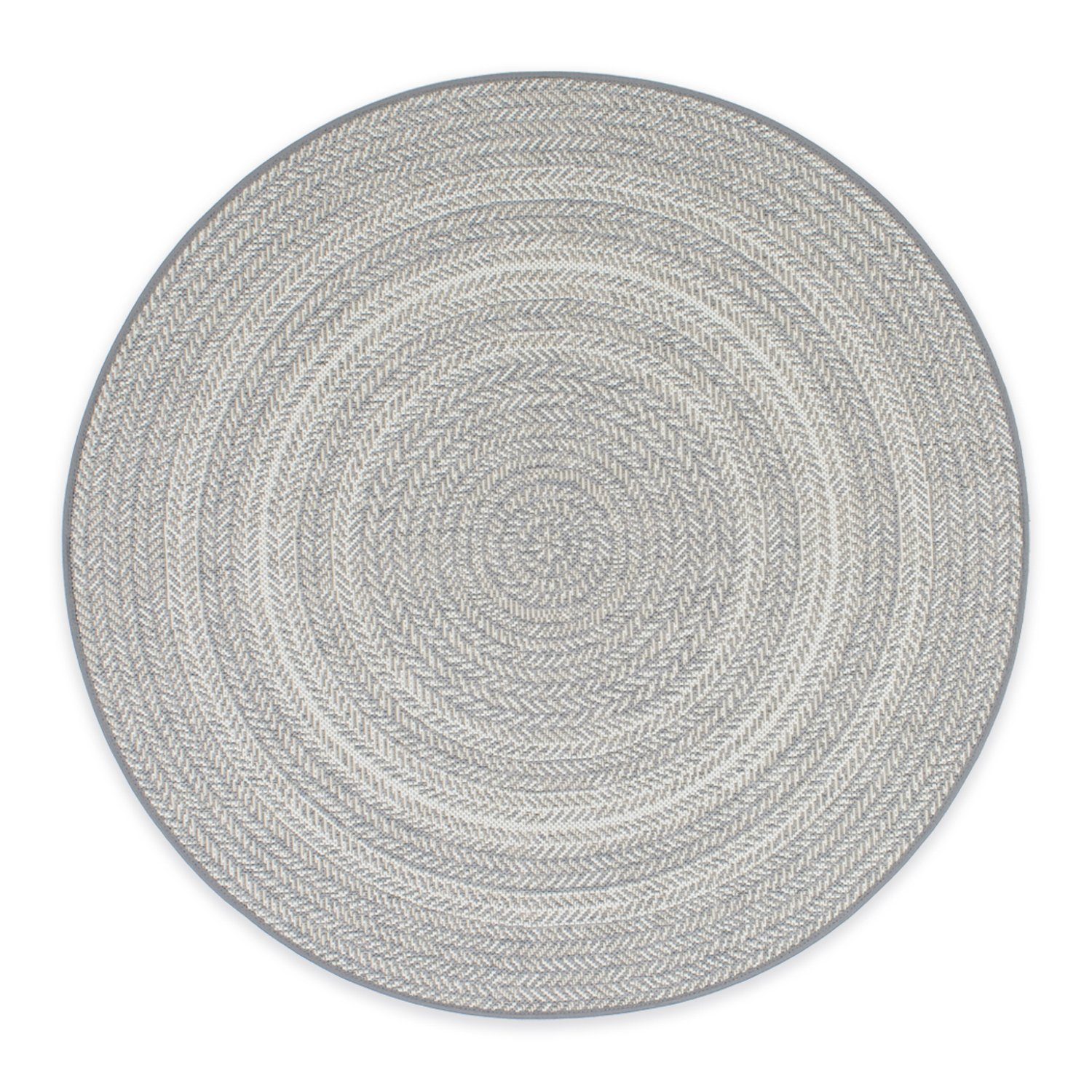 DomDeco Teppich In- & Outdoor Teppich Rund Roundabout, Ø120 cm