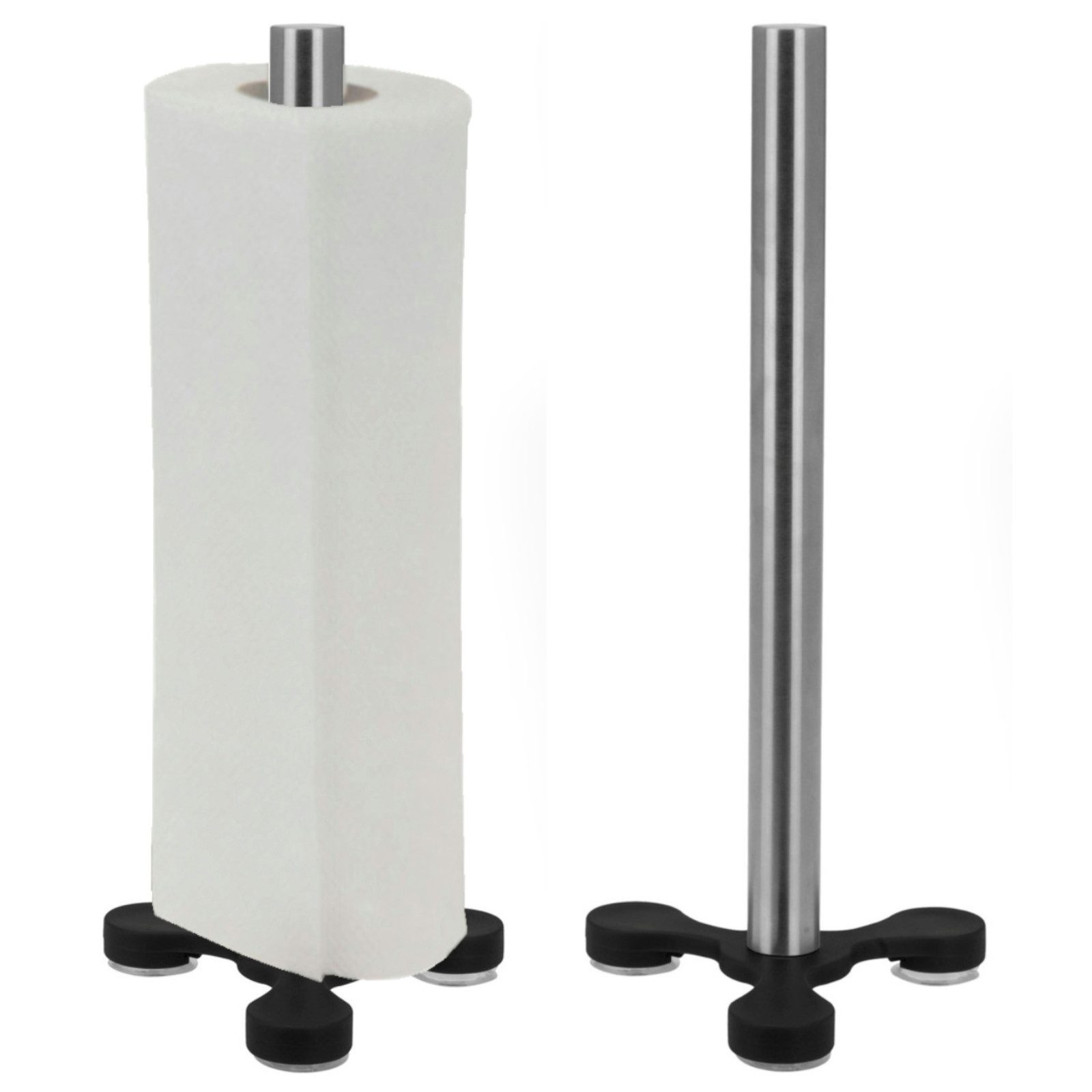 Koopman Küchenrollenhalter Papierrollenhalter Saugnapf Küchenrolle Ständer günstig online kaufen
