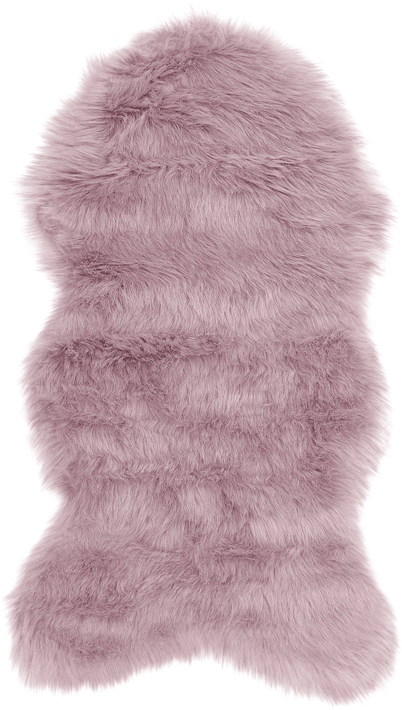 my home Hochflor-Teppich Valeria Fellteppich kuschelig, fellförmig, Höhe: 6 günstig online kaufen