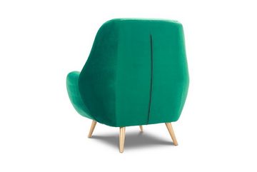 JVmoebel Sessel Sessel Club Lounge Designer Stuhl Polster Sofa 1 Sitzer Relax