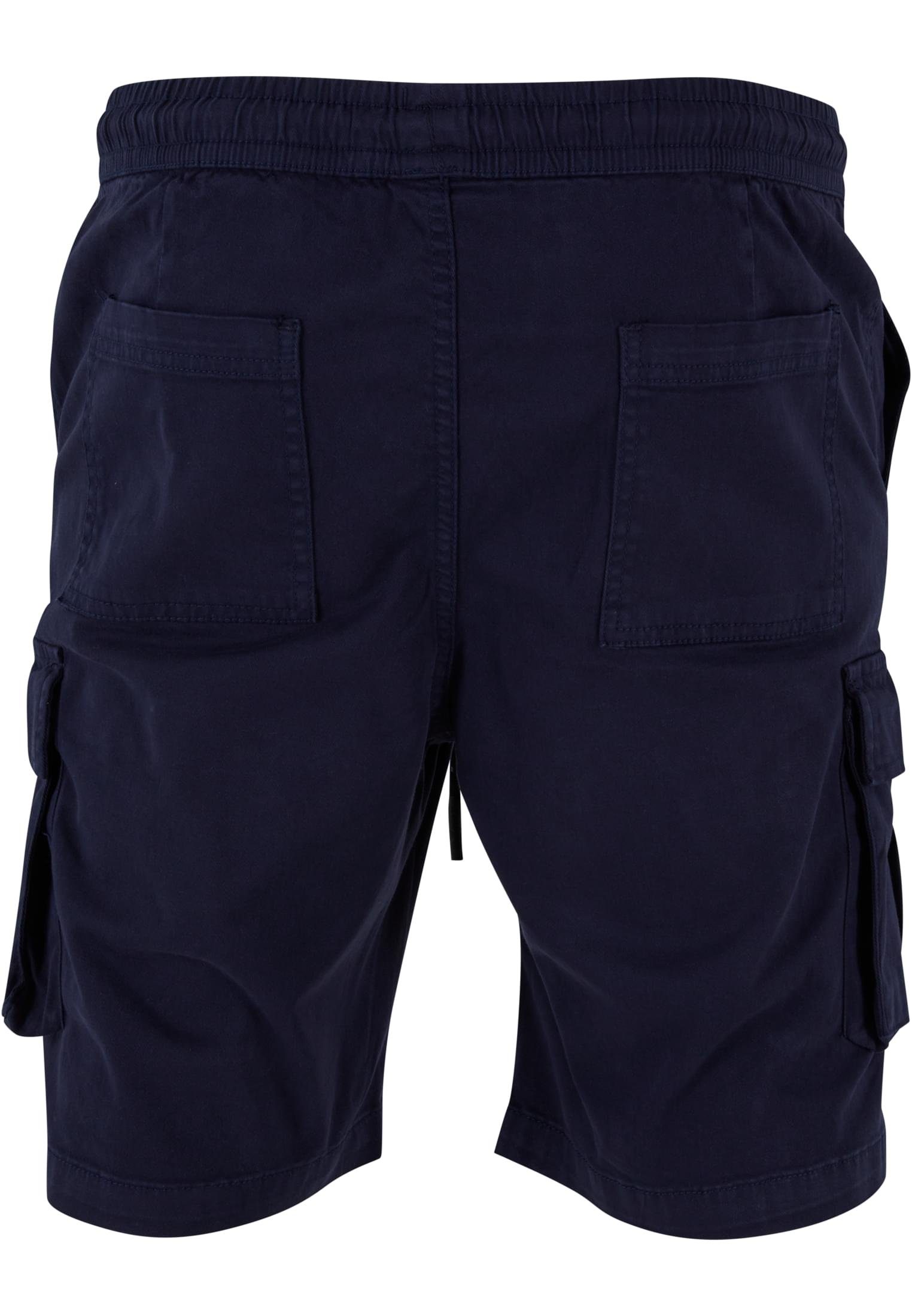 URBAN CLASSICS Cargo Stoffhose Herren Drawstring Shorts navy (1-tlg)