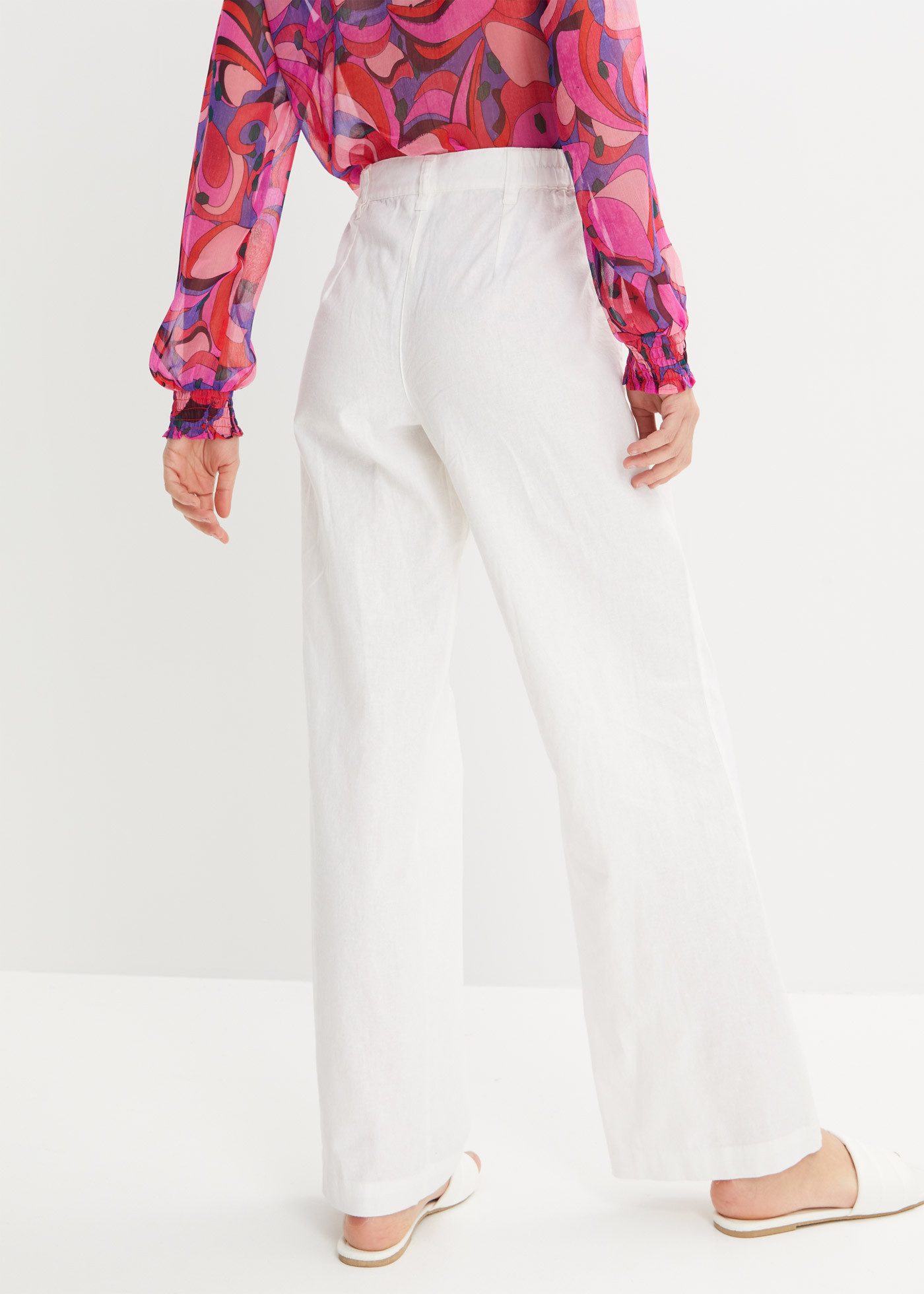 bonprix Leinenhose Webhose aus Leinen-Baumwoll-Mix günstig online kaufen