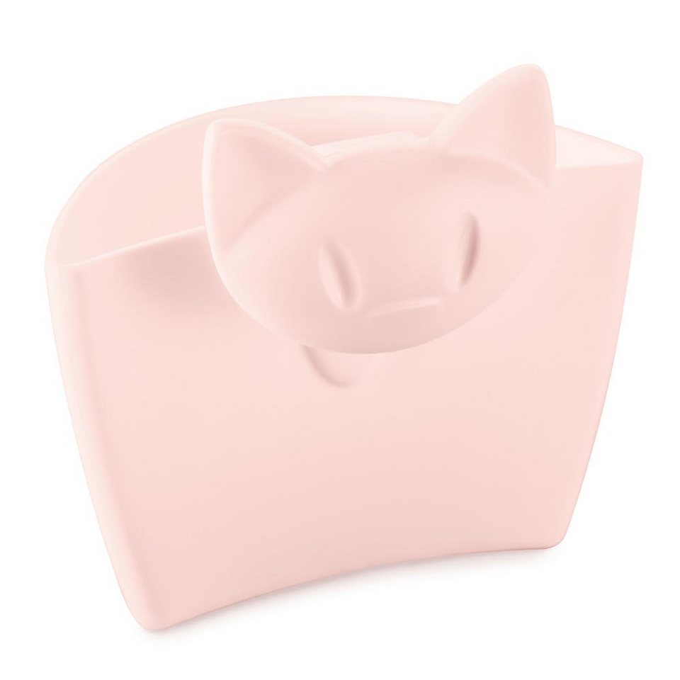 KOZIOL Aufbewahrungssystem Miaou Tassenutensilo Queen Pink, Kunststoff, zum  Einhängen an die Tasse, Aus der Miaou-Serie von koziol