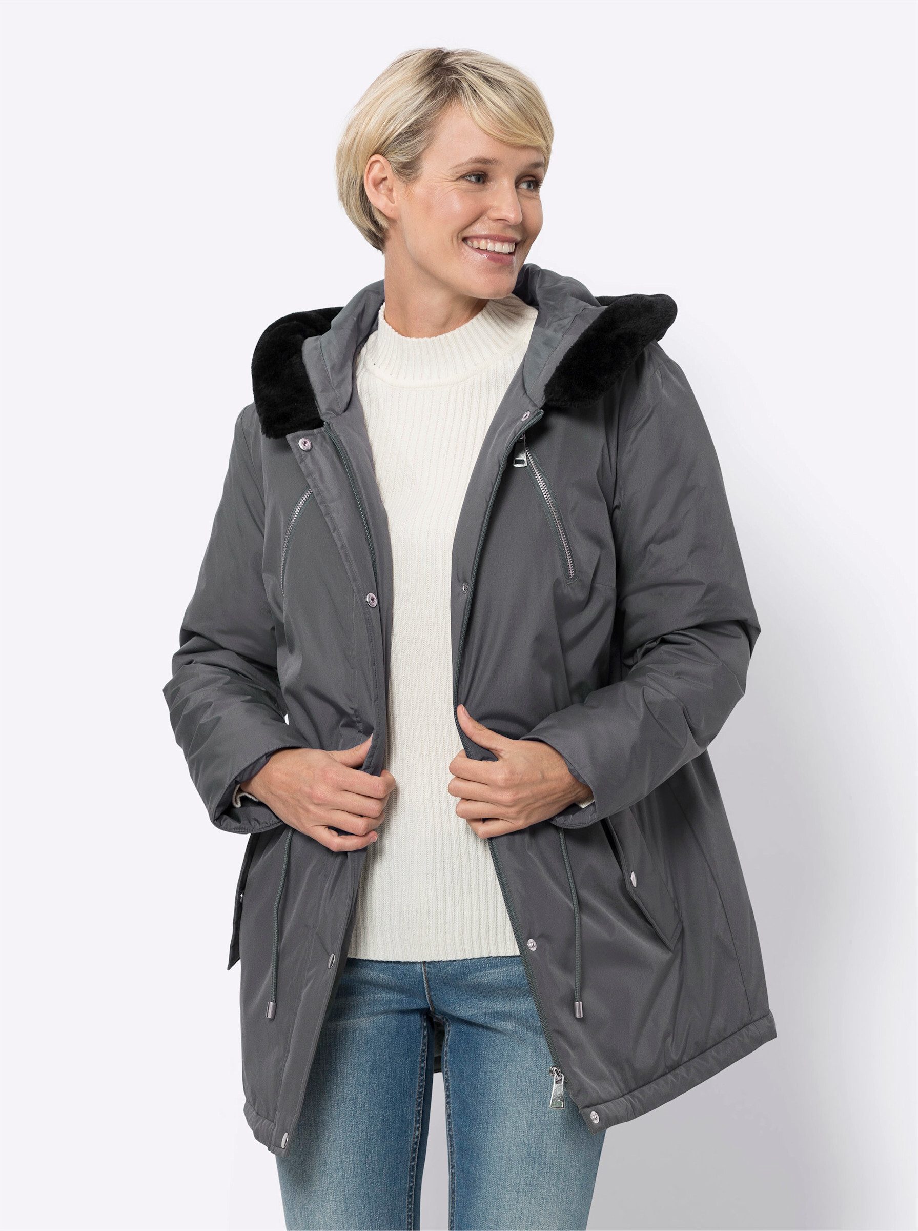Sieh an! Winterjacke Jacke Langarm