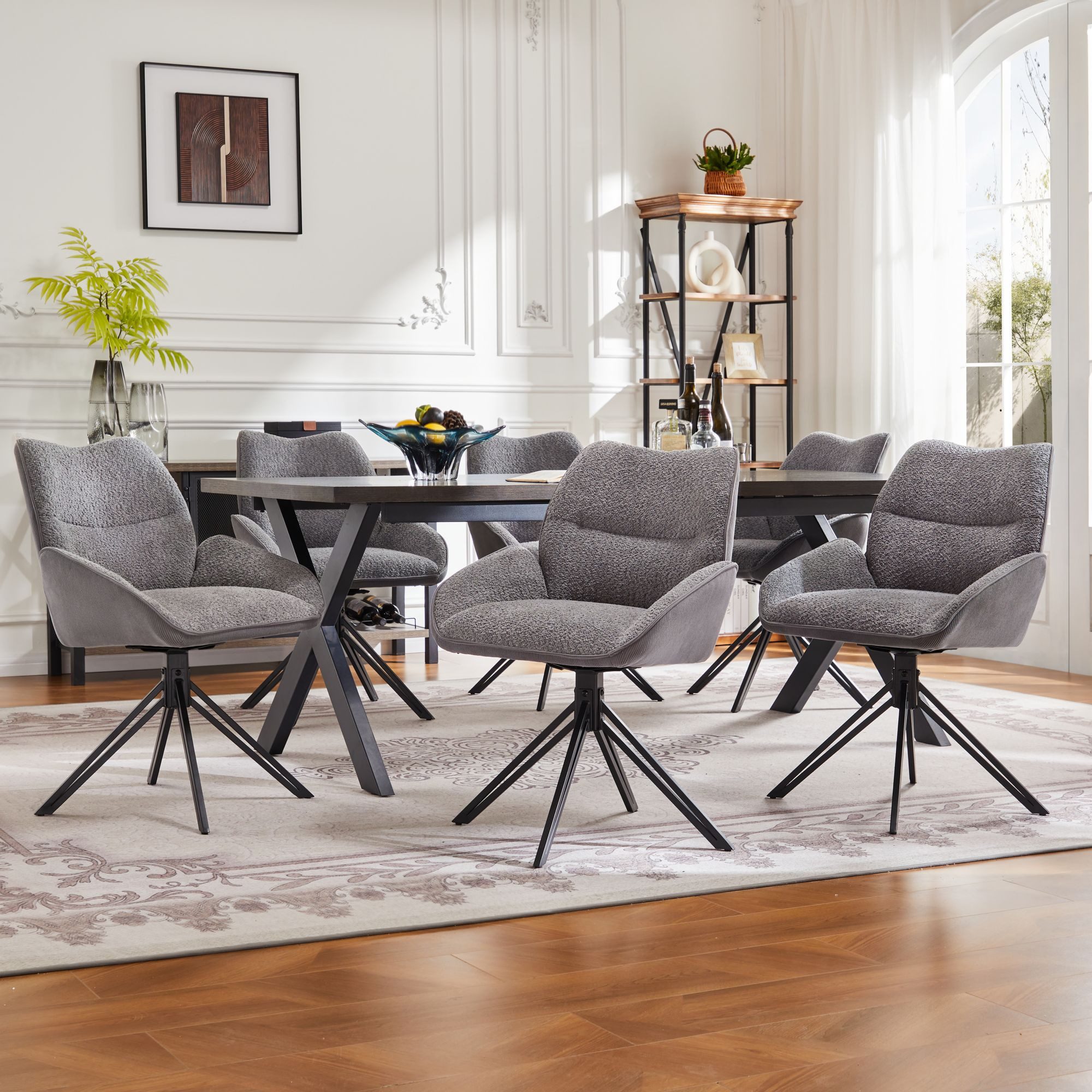i@home Esszimmerstuhl 360° drehbar, Wohnzimmersessel, Weicher günstig online kaufen